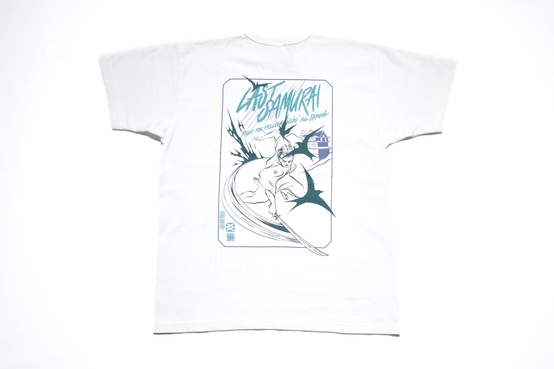 【NONCODE】Obean Unbalanced Studded T-Shirt 215.02 - 7.2oz Loopwheeled T-Shirt Classic Fit - Nature | Dant
