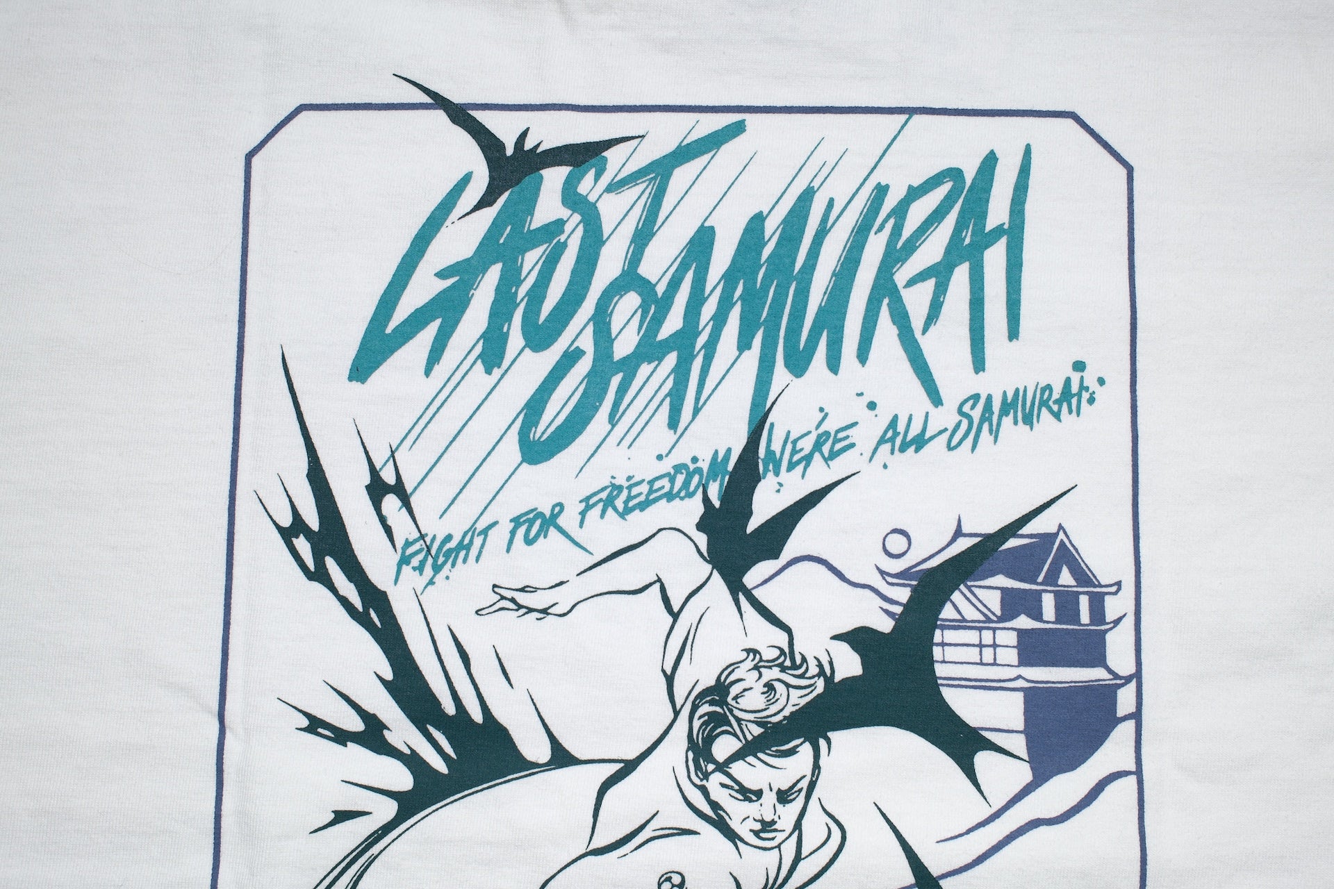 Samurai X CORLECTION 8.5oz "Last Samurai" Loopwheeled Tee (Daylight White)