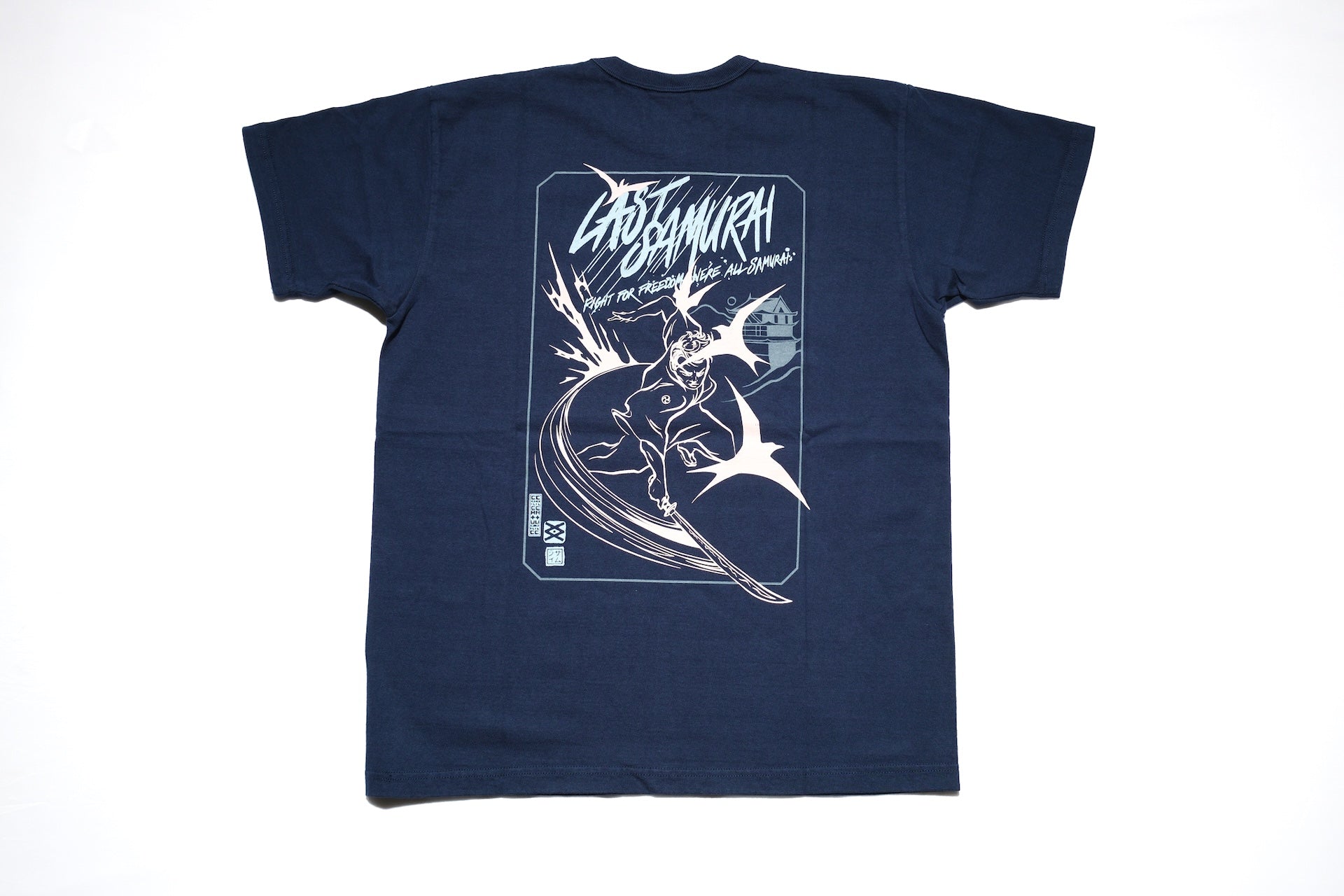 Samurai X CORLECTION 8.5oz "Last Samurai" Loopwheeled Tee (Midnight Navy)