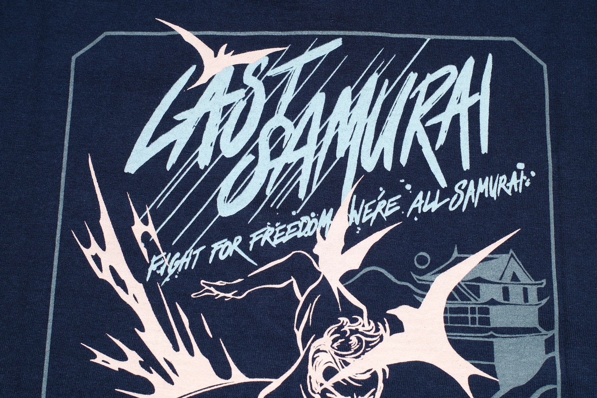 Samurai X CORLECTION 8.5oz "Last Samurai" Loopwheeled Tee (Midnight Navy)