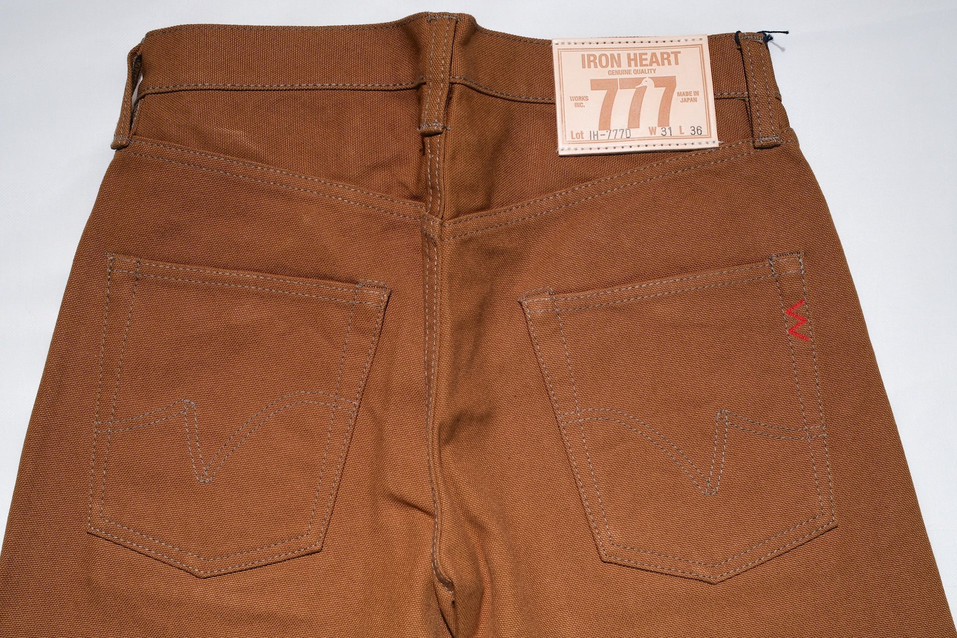 Iron Heart 17oz 777D Duck Canvas Trousers (Super Slim Tapered Fit)