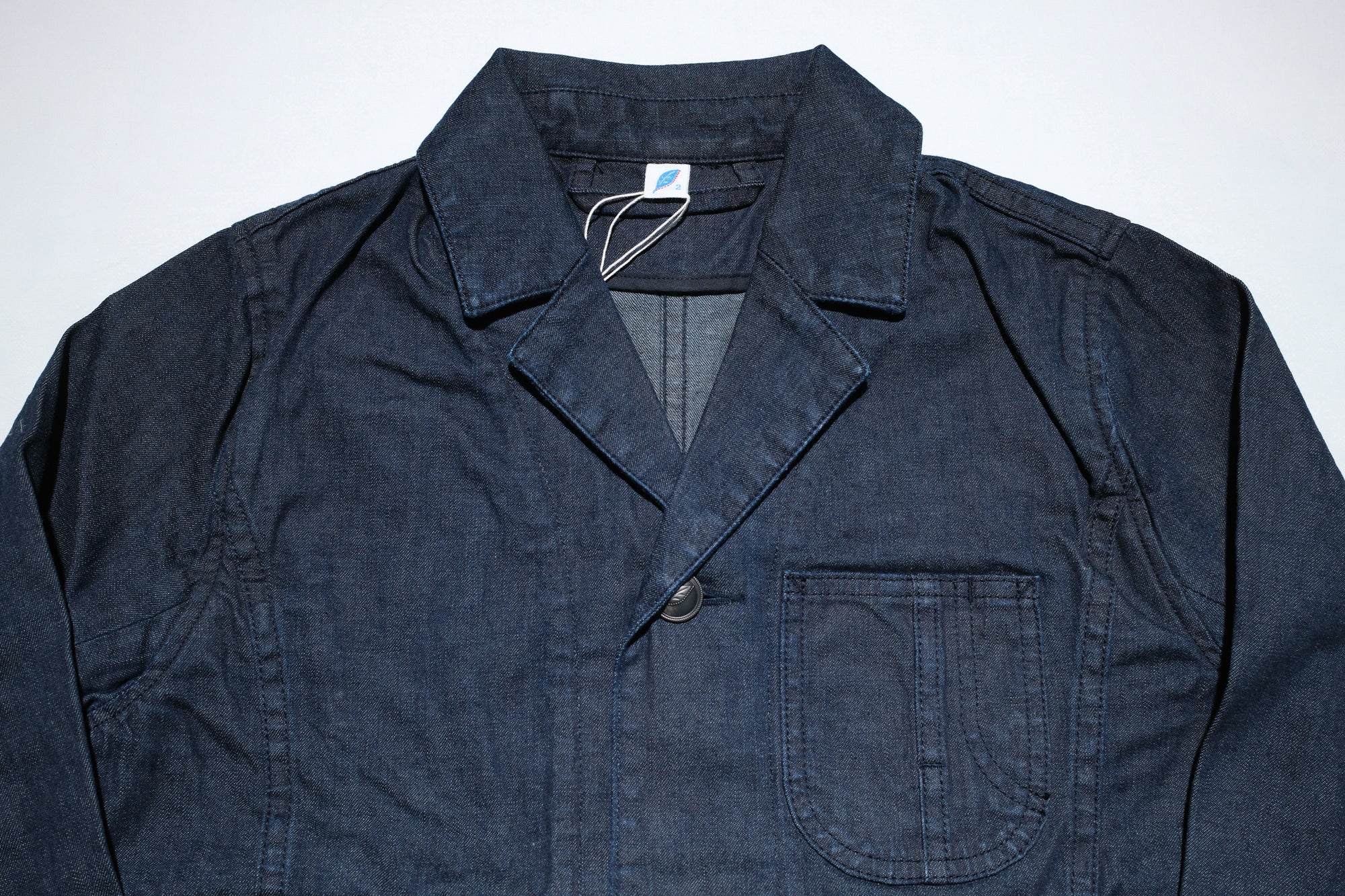 Pure Blue Japan 11oz Stretch Denim Tailored Jacket (Indigo)