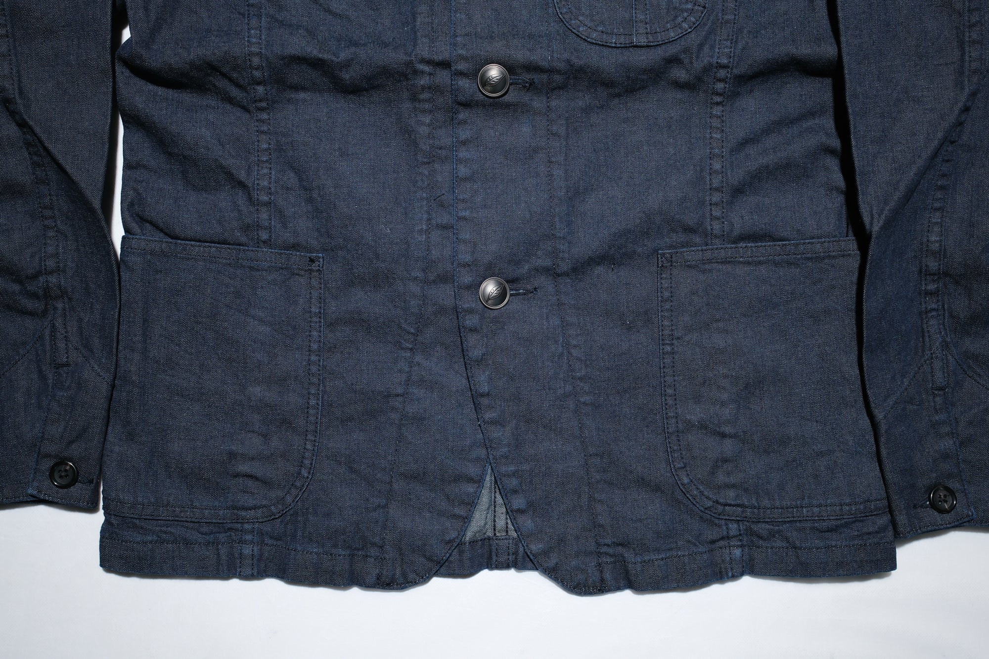 Pure Blue Japan 11oz Stretch Denim Tailored Jacket (Indigo)