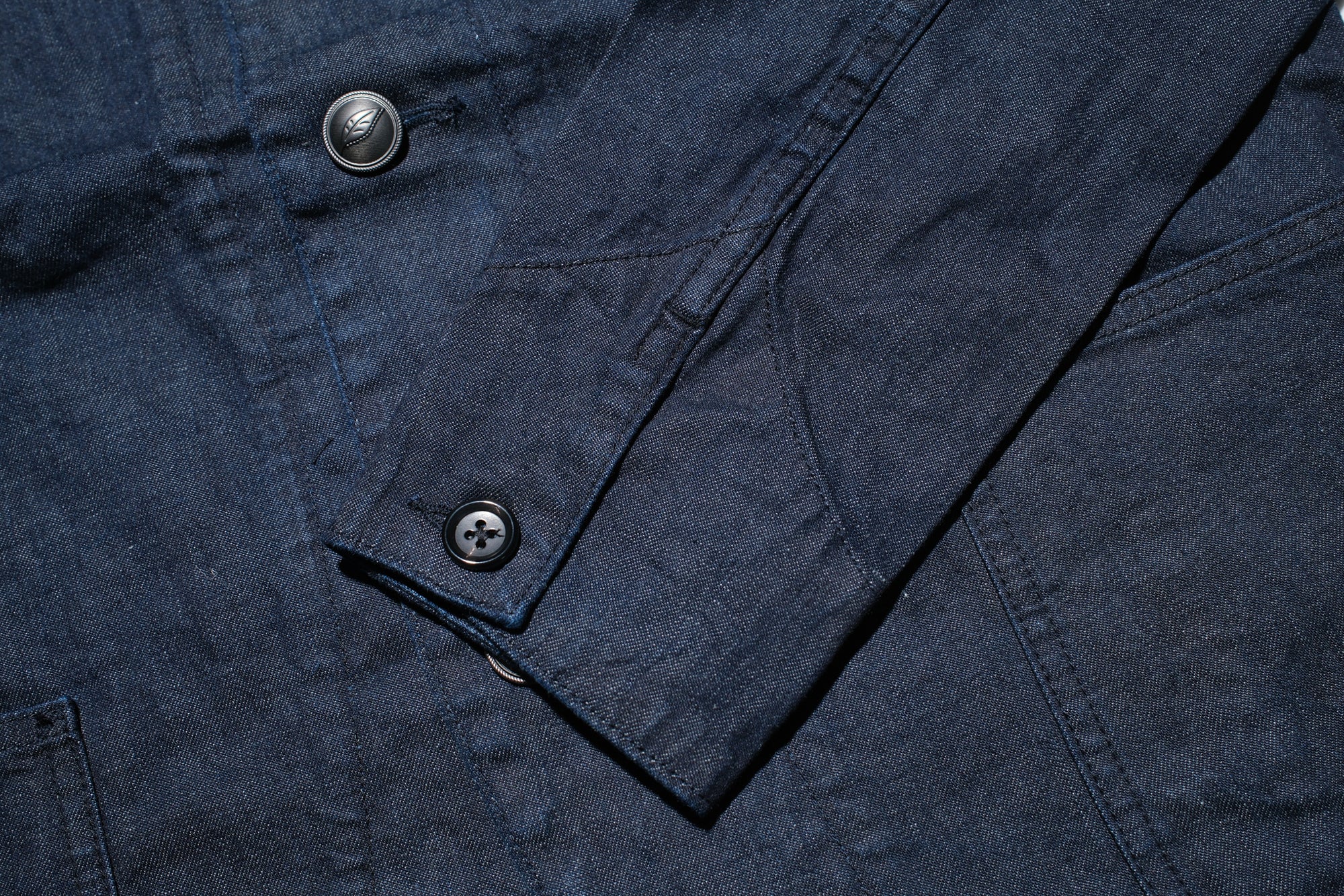 Pure Blue Japan 11oz Stretch Denim Tailored Jacket (Indigo)
