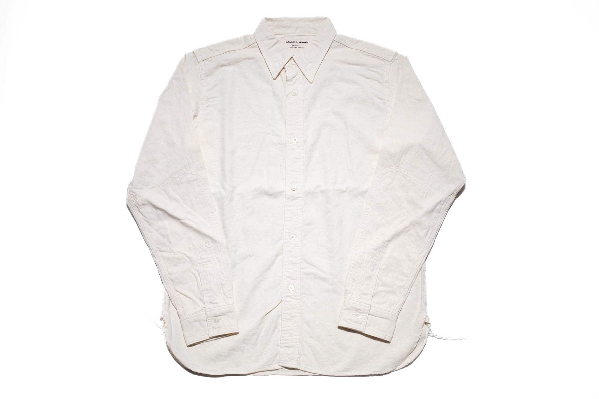 Samurai 10oz Tropical Weather Dobby Military Shirt (Natural)
