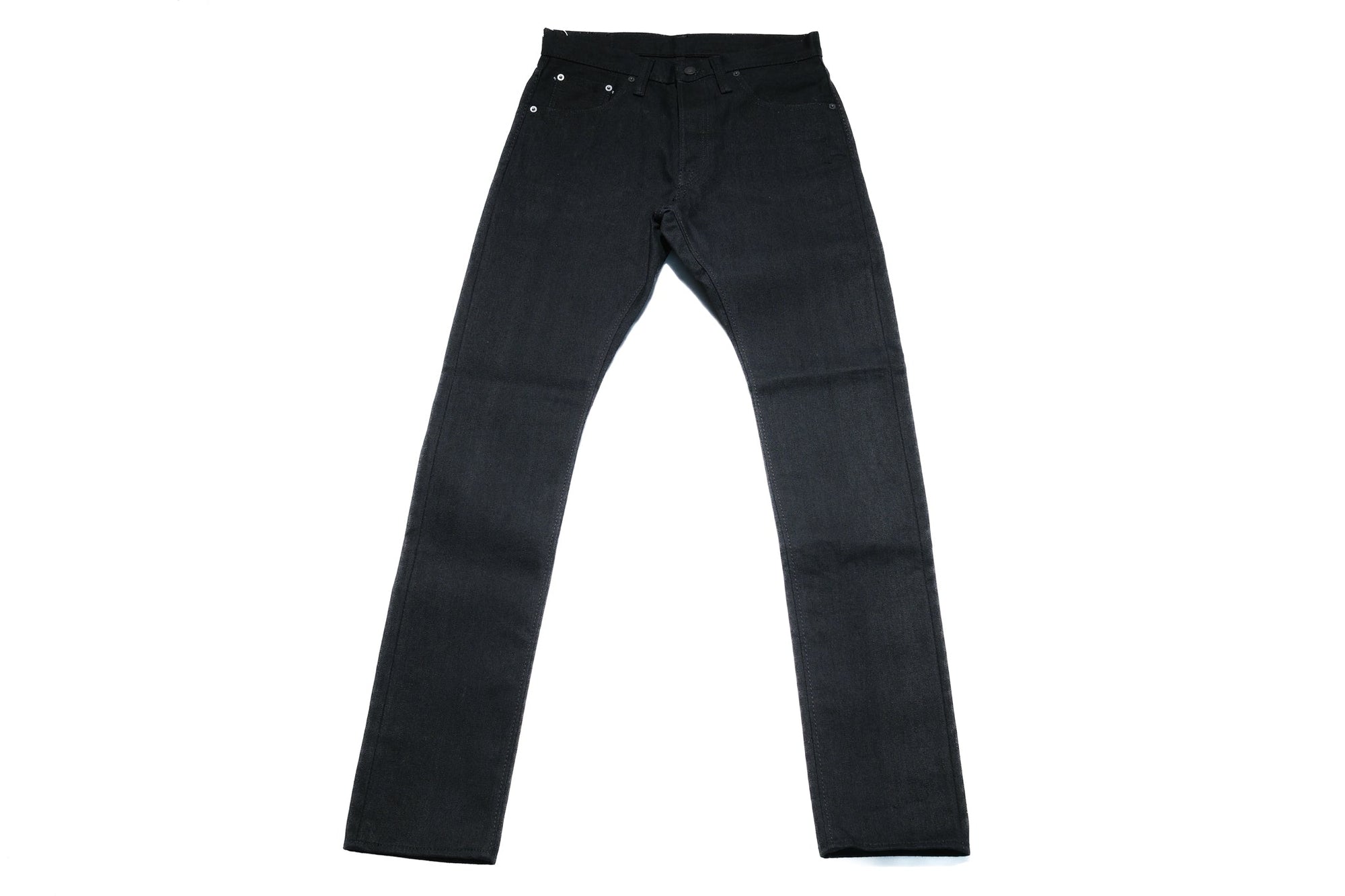 Pure Blue Japan 14oz XX-019-BK "Ultimate Black" Denim (Relaxed Tapered fit)