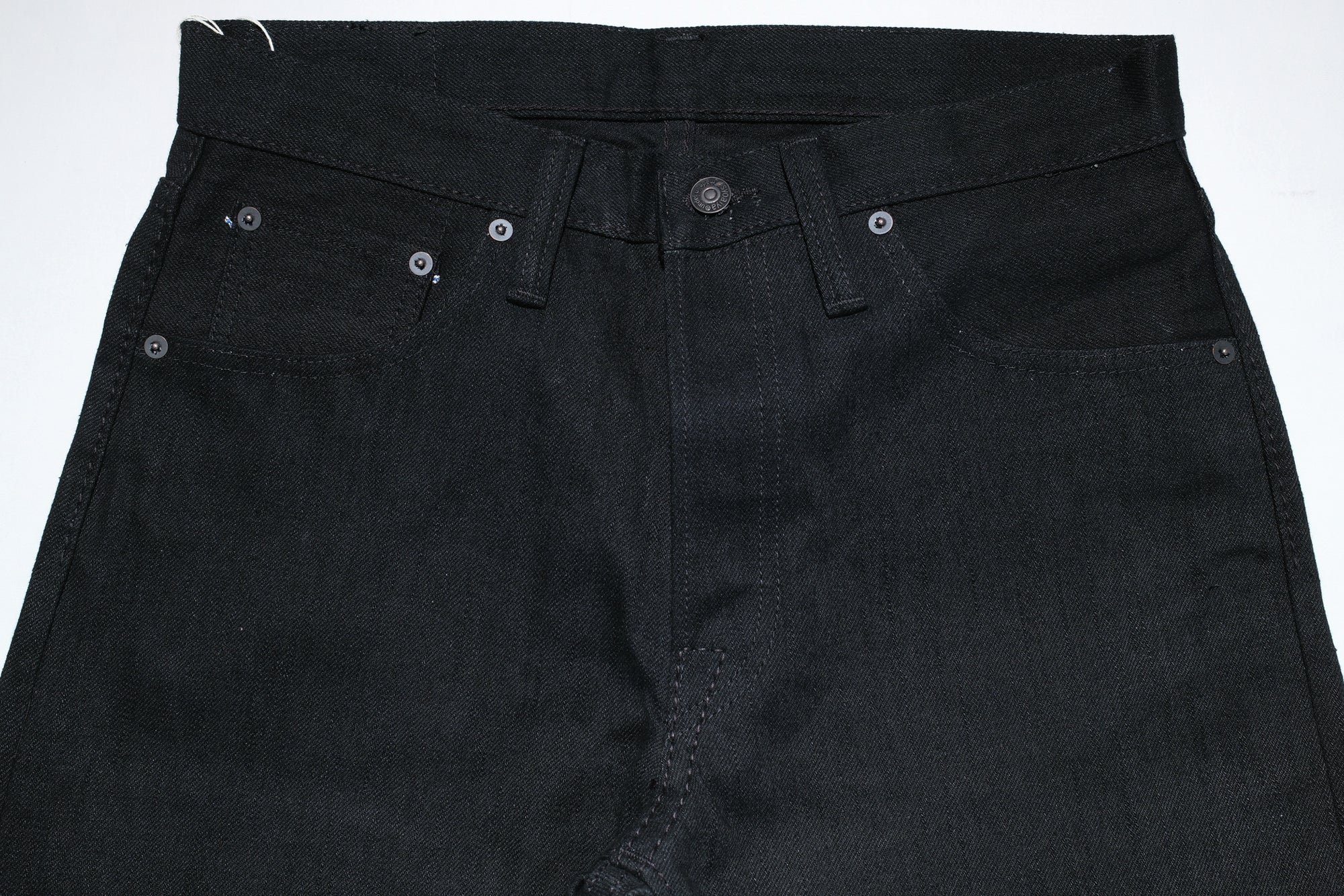 Pure Blue Japan 14oz XX-019-BK "Ultimate Black" Denim (Relaxed Tapered fit)