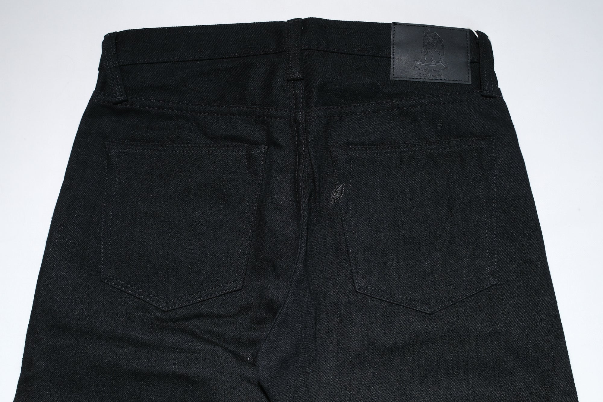 Pure Blue Japan 14oz XX-019-BK "Ultimate Black" Denim (Relaxed Tapered fit)
