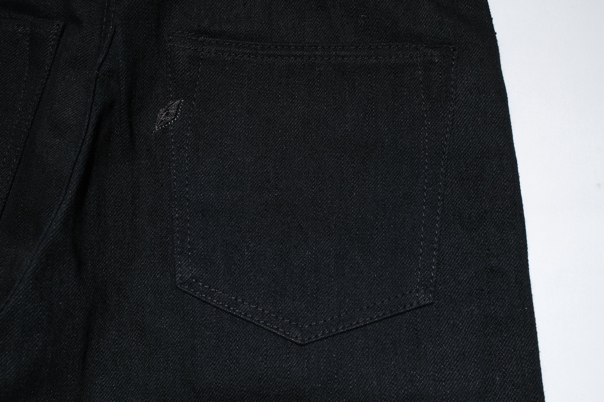Pure Blue Japan 14oz XX-019-BK "Ultimate Black" Denim (Relaxed Tapered fit)