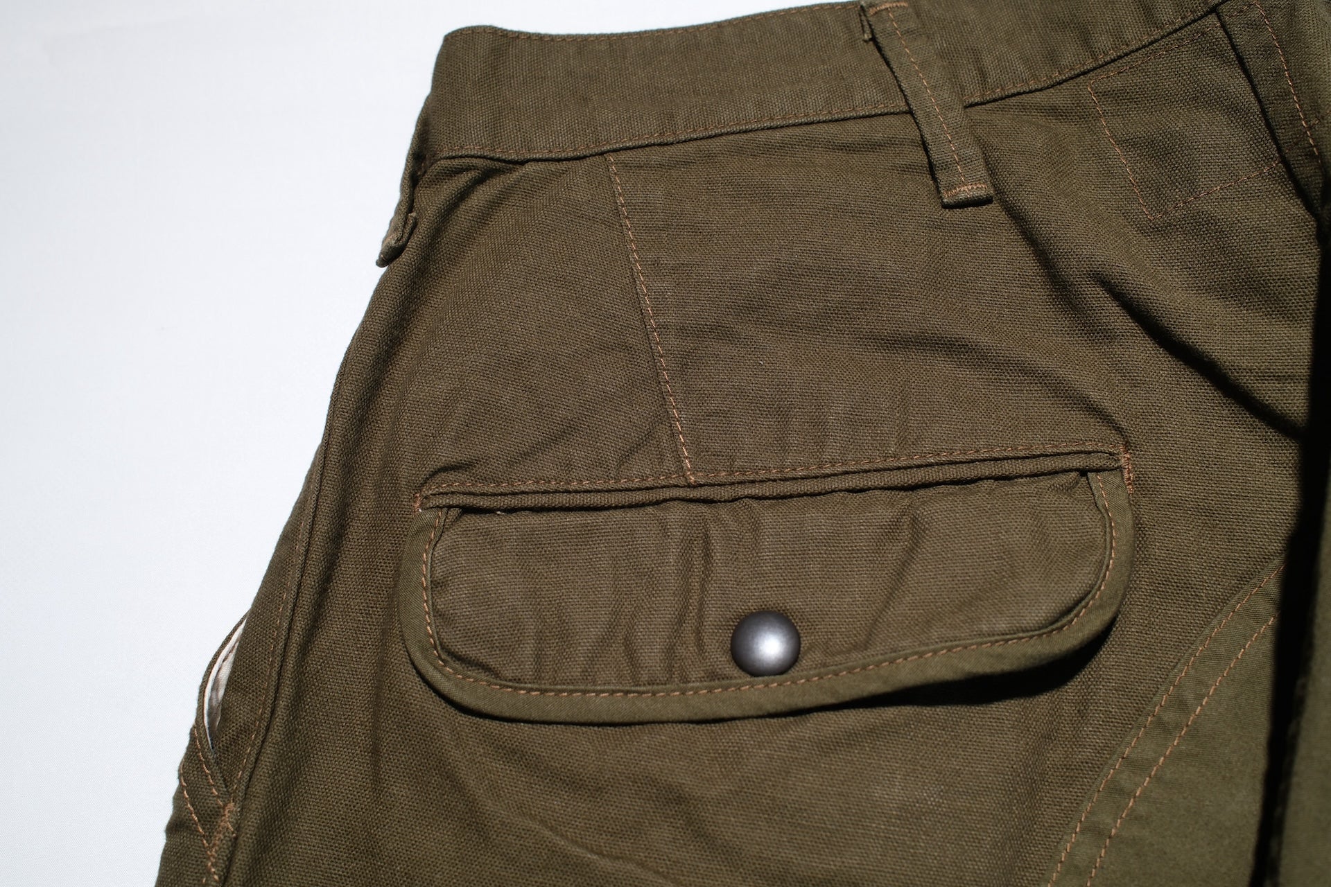 Freewheelers "Field Cruiser" Lightweight Duck Canvas Trousers (Olive Drab)