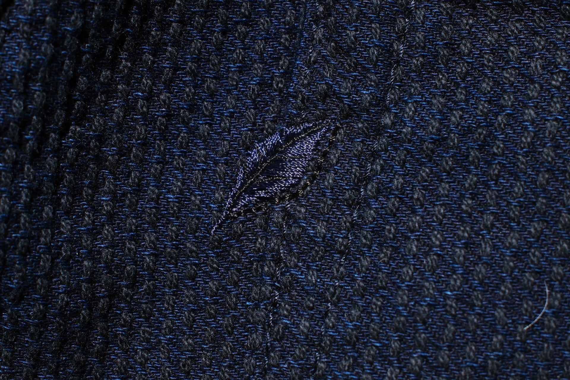 Pure Blue Japan 12.5oz "Double-Warps" Sashiko Trousers (Indigo X Black)