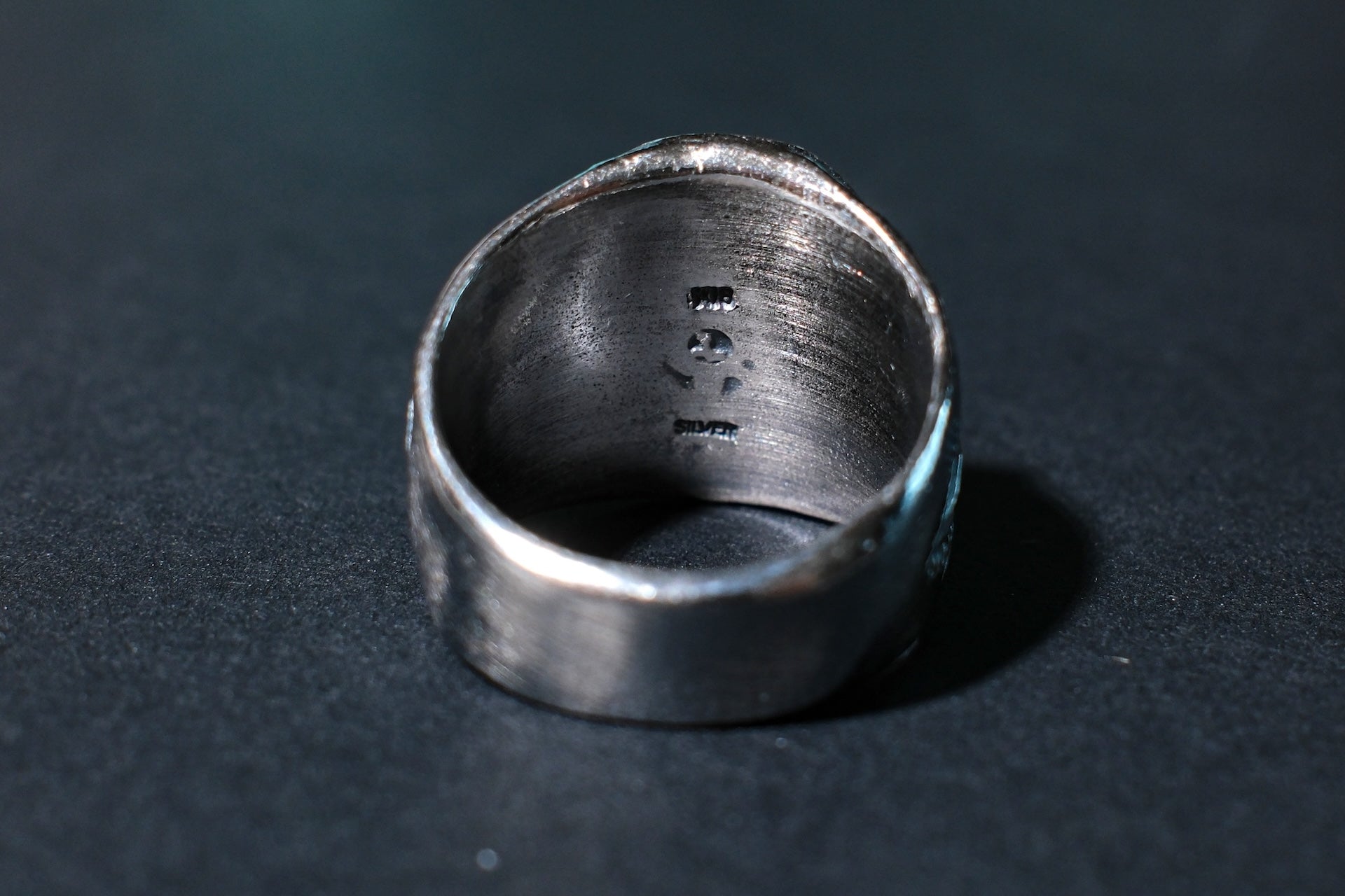 First Arrow's 20mm “VFSW” Silver Ring with 18K Gold Emblem (R-131)