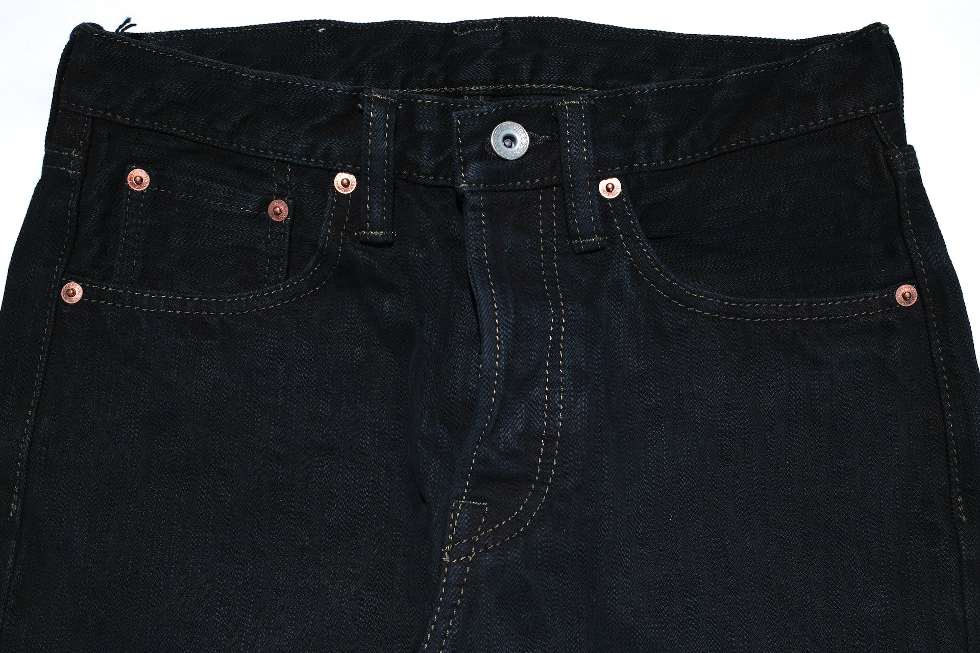 Iron Heart 16oz 555S-SLBod 'Black-Overdyed' Denim (Slim Tapered Fit)