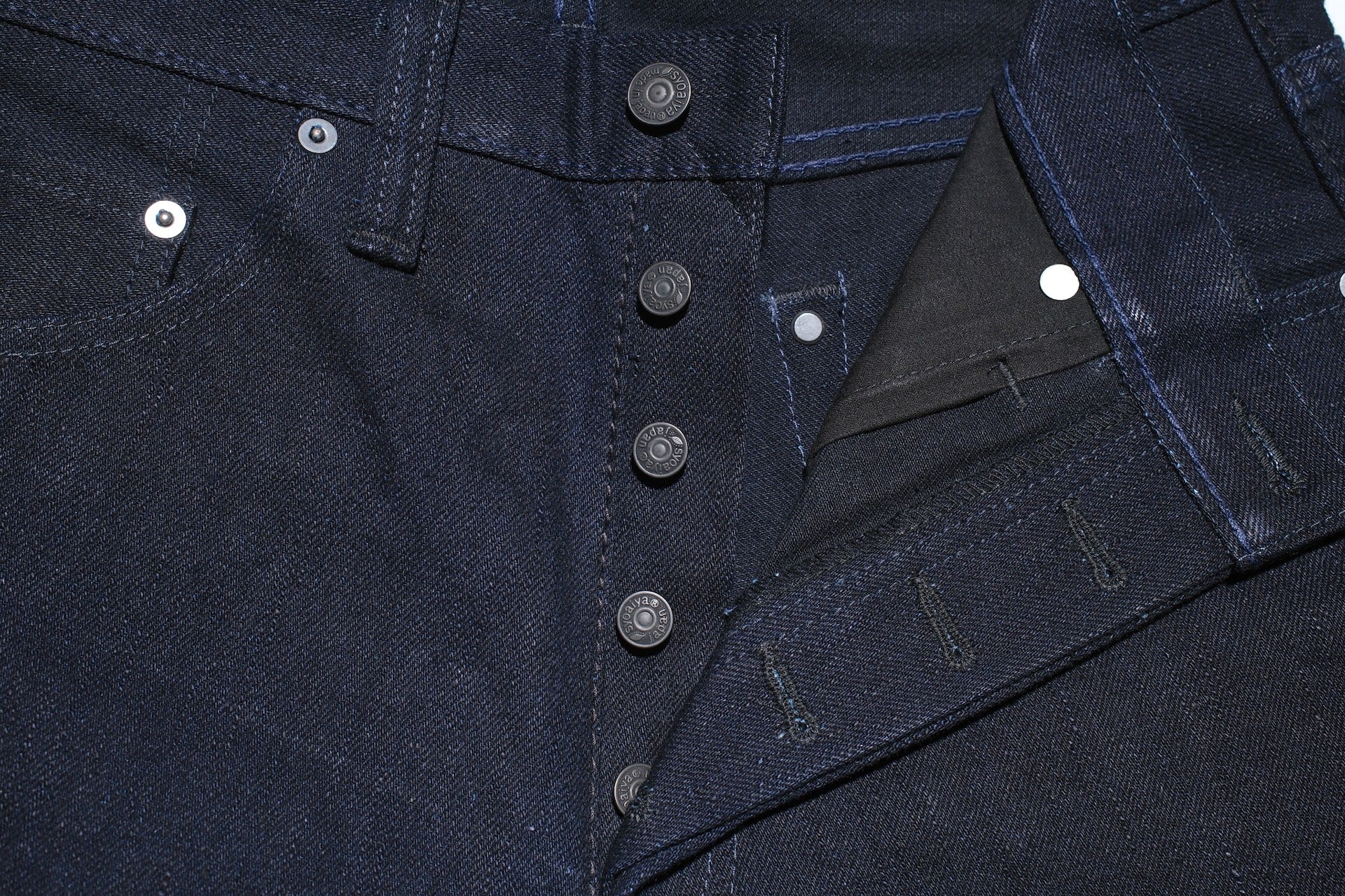 Pure Blue Japan 14oz XX-013-IDBK "Midnight Indigo" Denim (Slim Tapered fit)