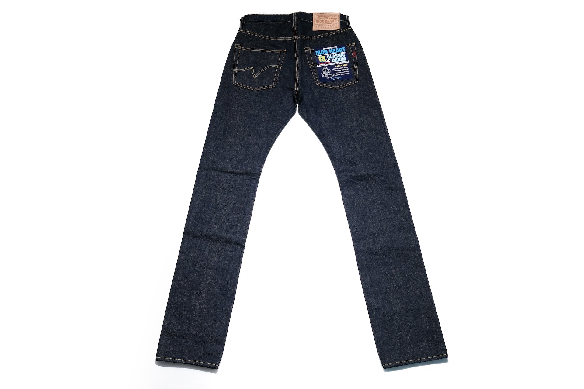 Iron Heart 555S-18 18oz Denim (Slim Tapered fit)