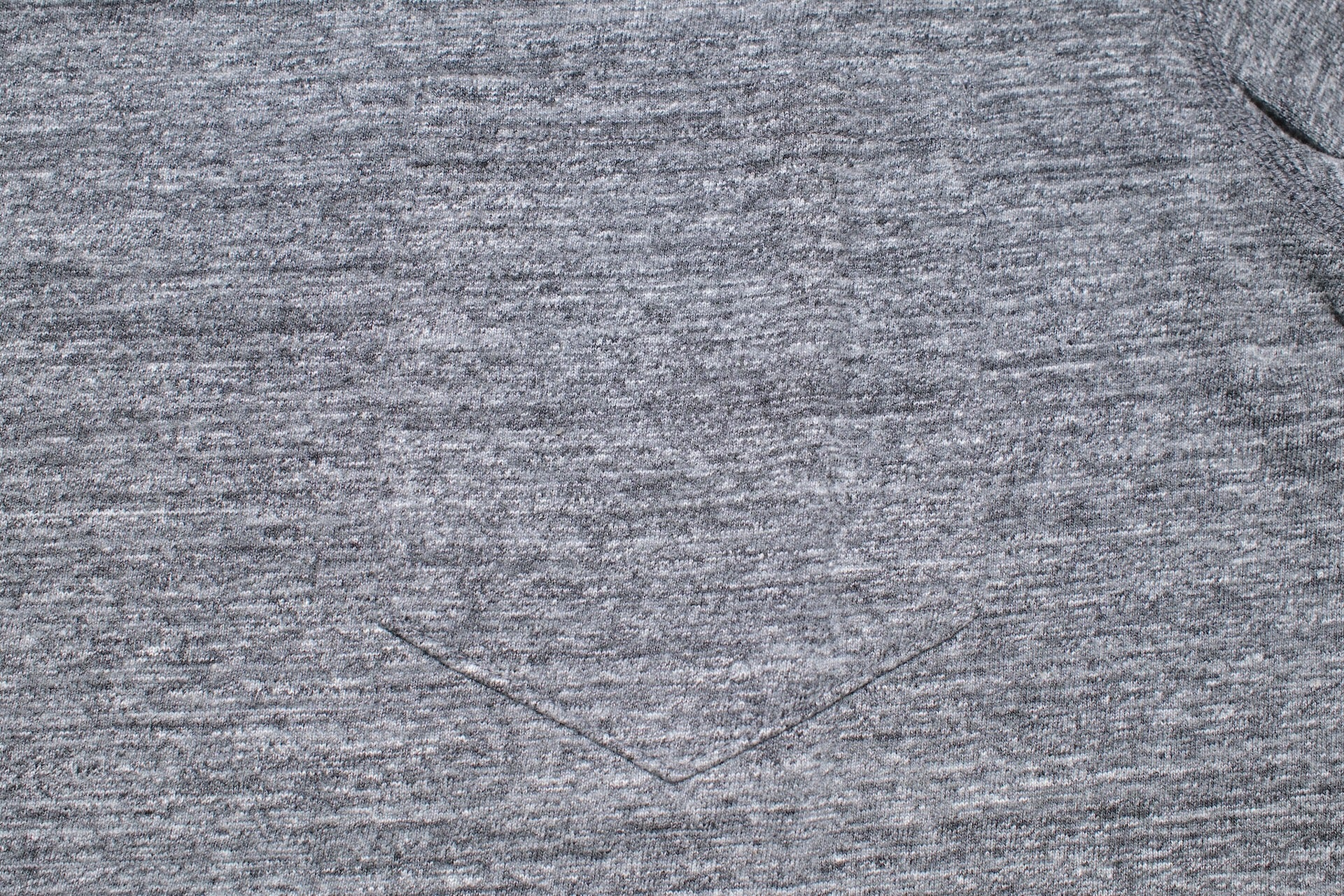 Pure Blue Japan 6.5oz "Signature" Pocket Tee (Dark Heather Gray)