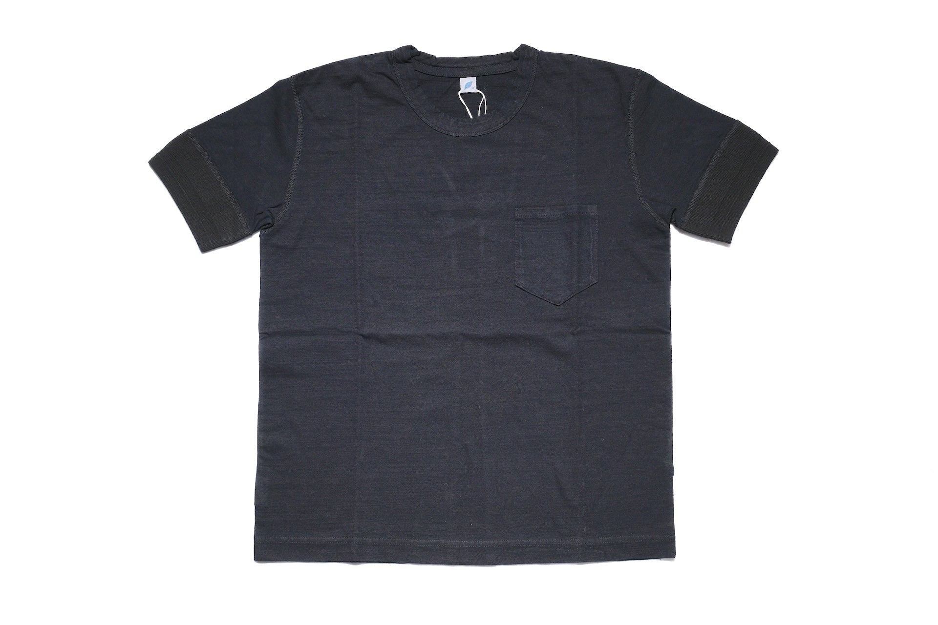 Pure Blue Japan 6.5oz "Signature" Pocket Tee (Indigo X Black)