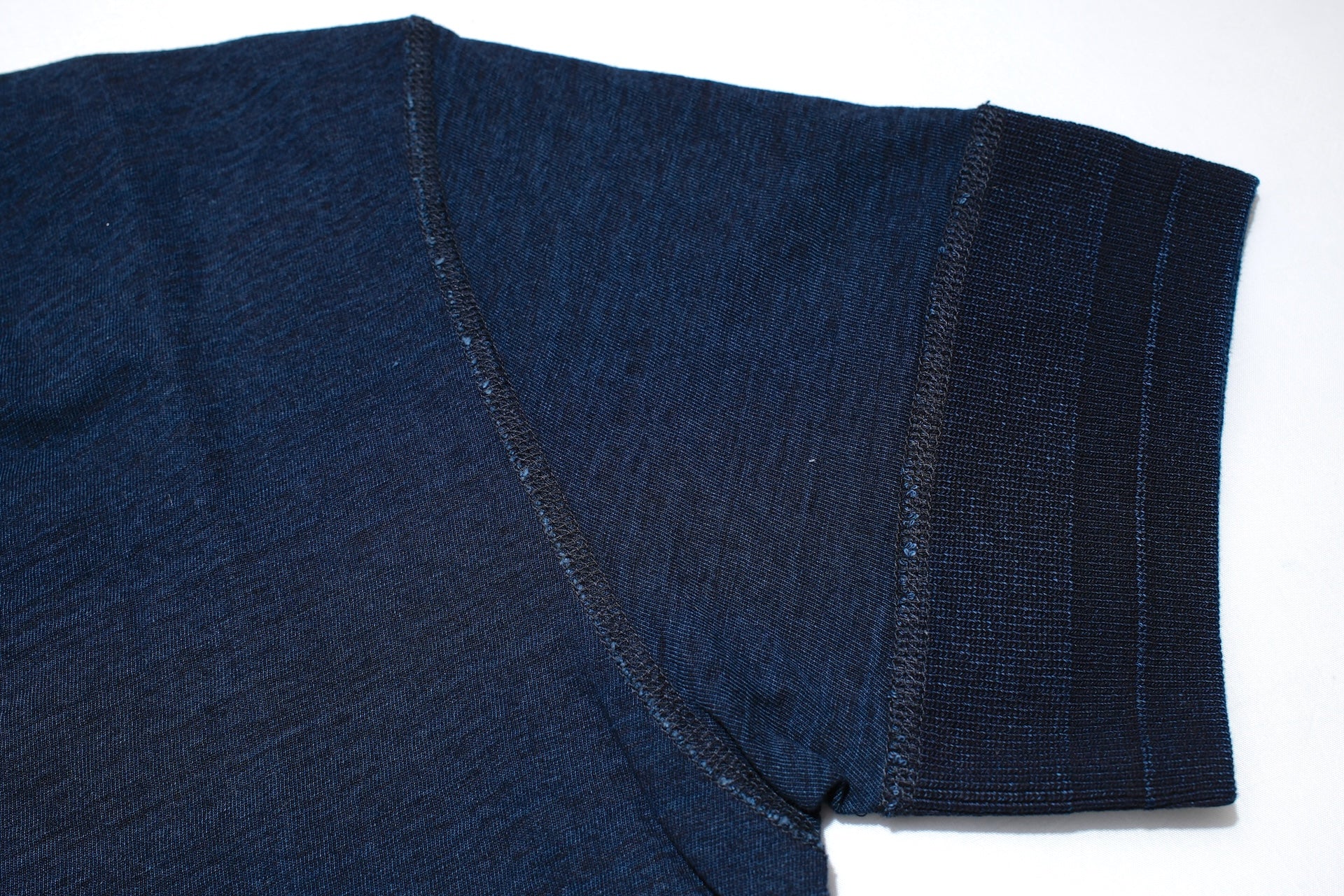 Pure Blue Japan 6.5oz "Signature" Henley Tee (Grand Indigo)