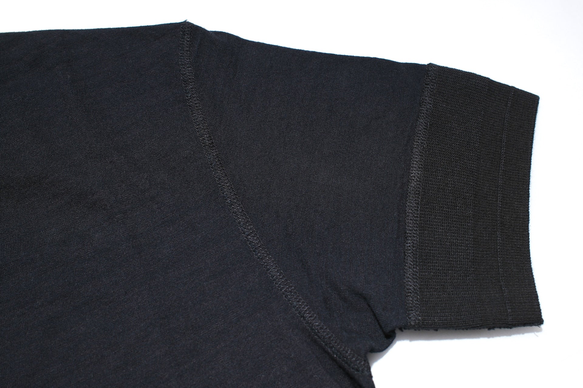 Pure Blue Japan 6.5oz "Signature" Henley Tee (Indigo X Black)
