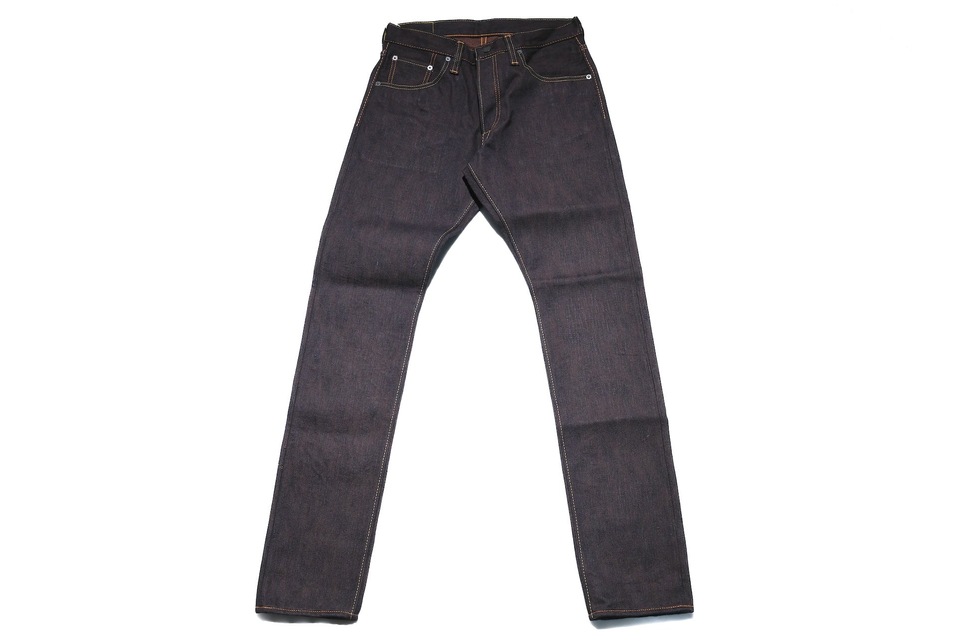 Pure Blue Japan 15oz PER-EX-019-ID "Indigo X Persimmon" Extra Slub Denim (Relaxed Tapered Fit)