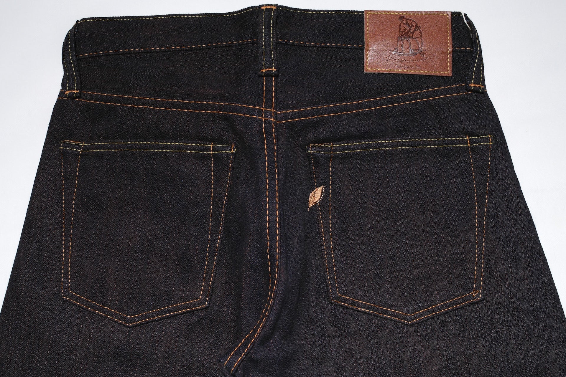 Pure Blue Japan 15oz PER-EX-013-ID "Indigo X Persimmon" Extra Slub Denim (Slim Tapered fit)