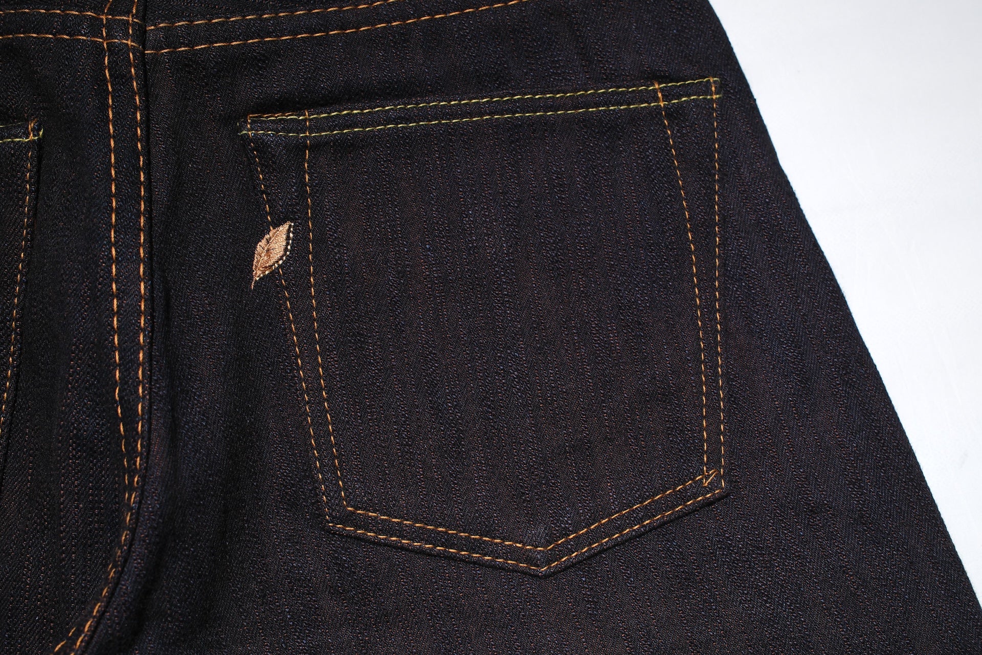 Pure Blue Japan 15oz PER-EX-013-ID "Indigo X Persimmon" Extra Slub Denim (Slim Tapered fit)