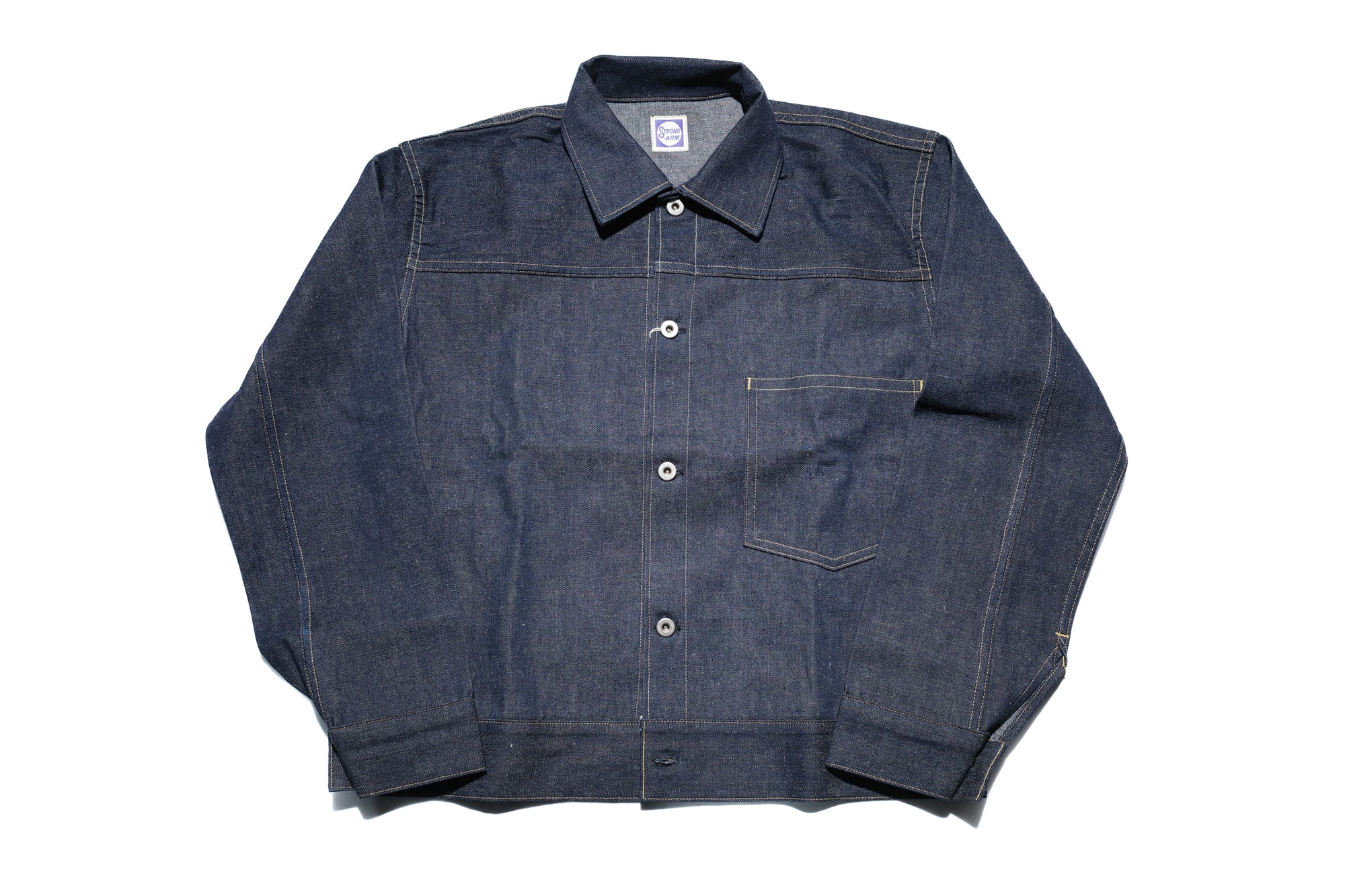 John Gluckow X Warehouse Co. 10oz Indigo Dyed Denim Rancher’s Jacket
