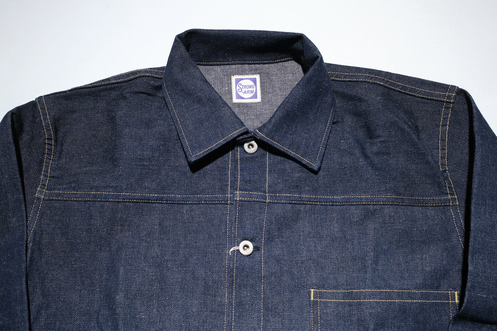John Gluckow X Warehouse Co. 10oz Indigo Dyed Denim Rancher’s Jacket
