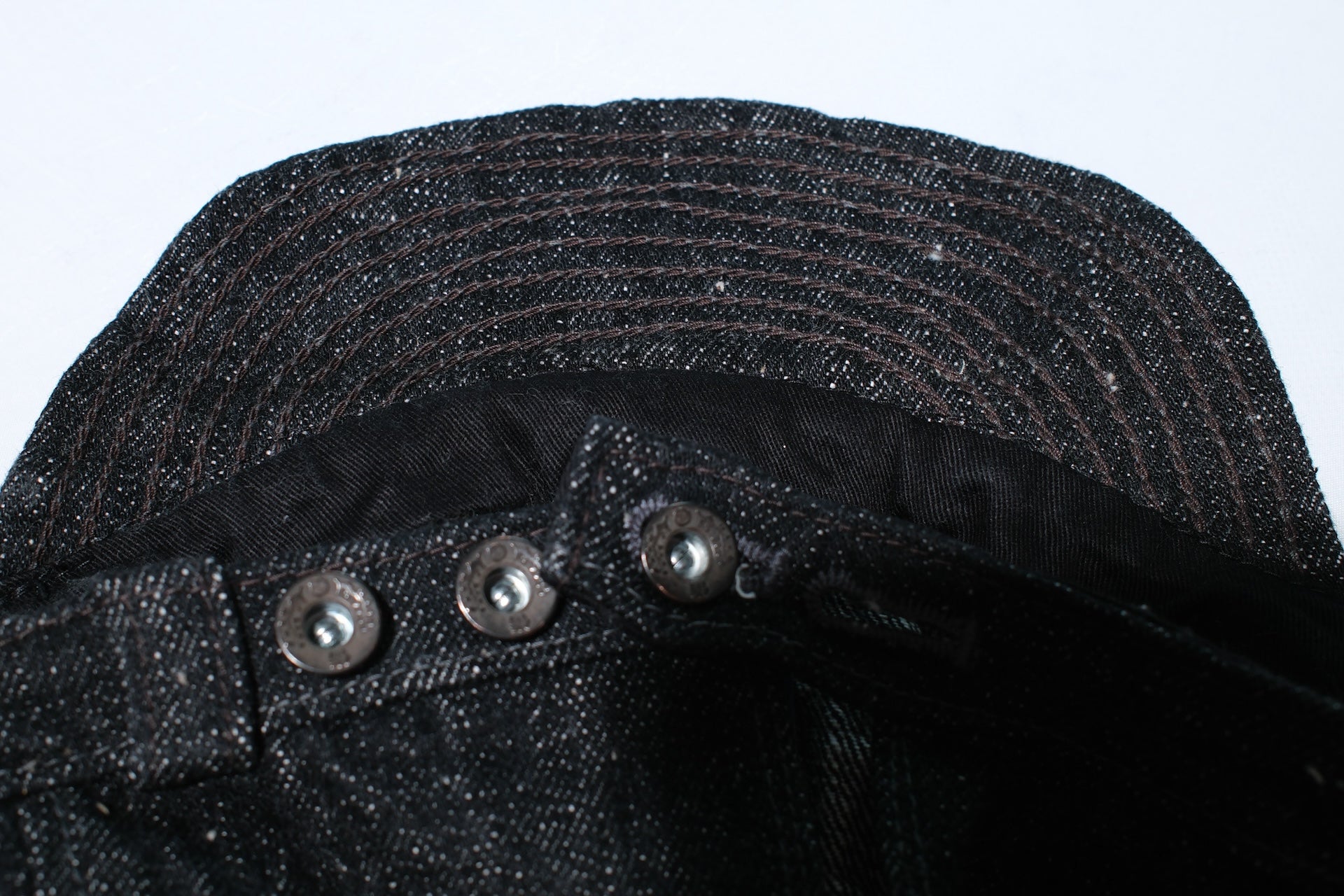 Samurai 17oz "Bushido" Denim Work Cap (Black)