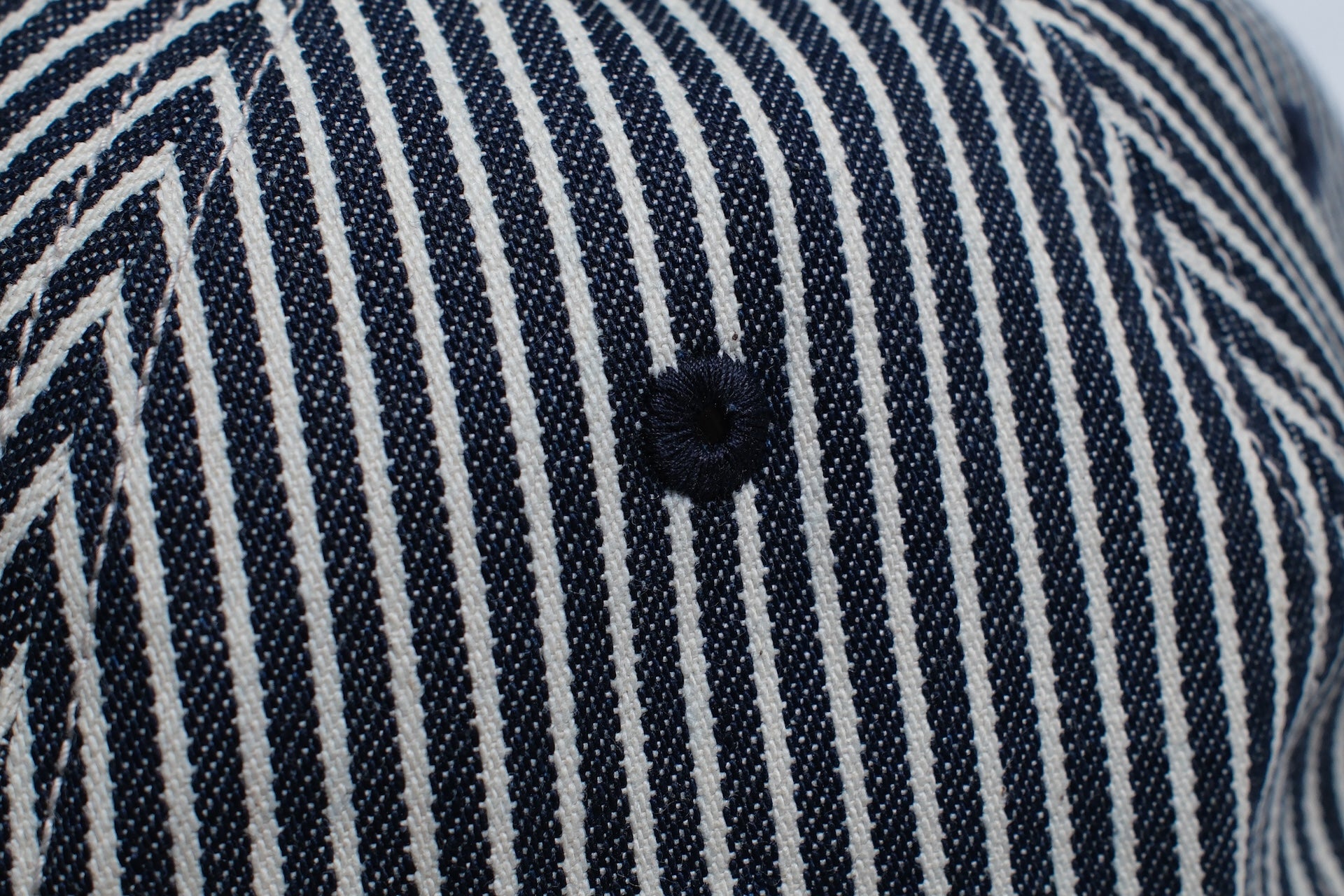 BONCOURA Indigo Dyed Hickory US Navy Cap