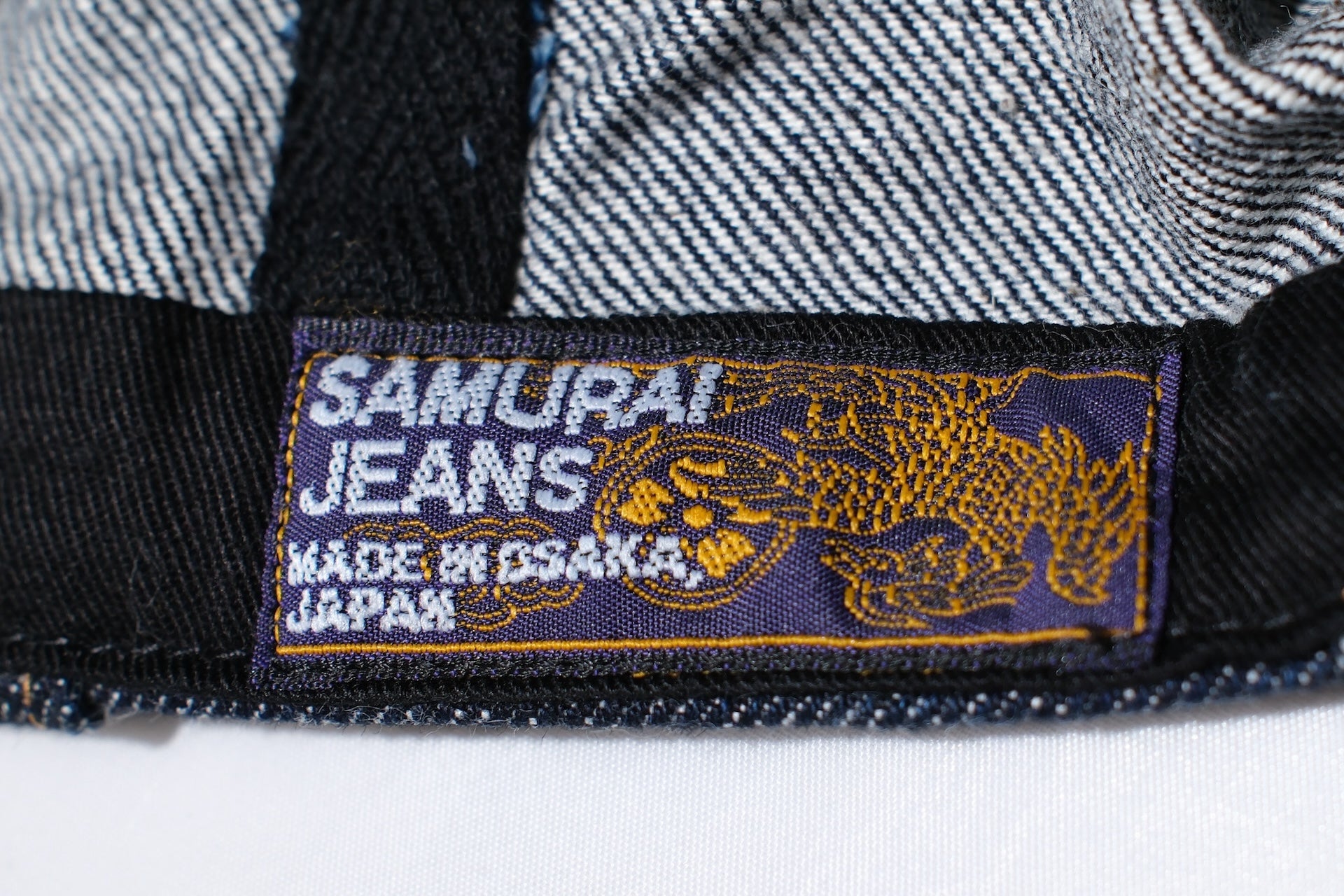 Samurai 15oz "Yamato" Denim Work Cap (Indigo)