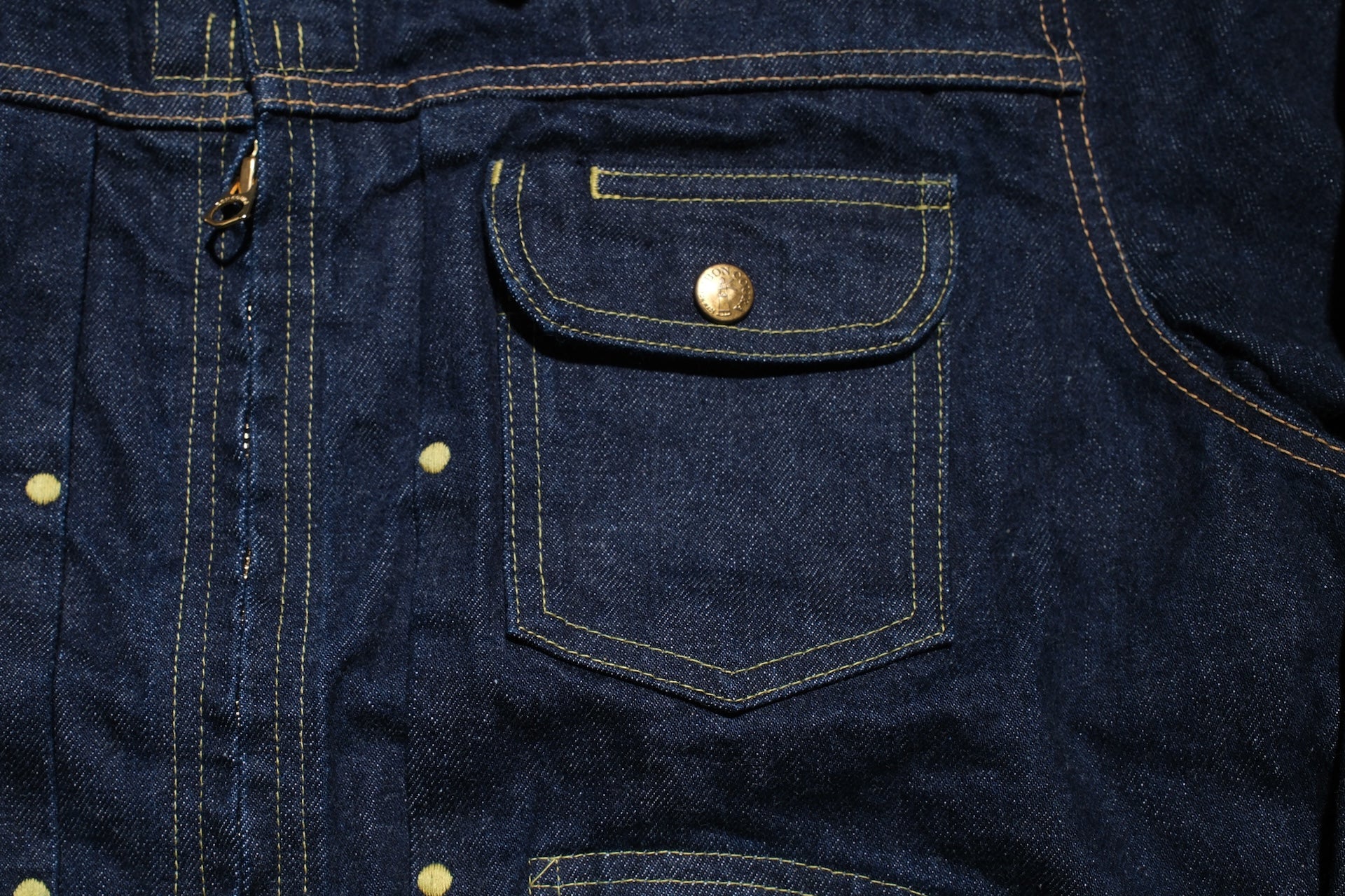 BONCOURA 15oz Indigo Dyed "Ike-Momen" Z-1 Rodeo Denim Rider Jacket