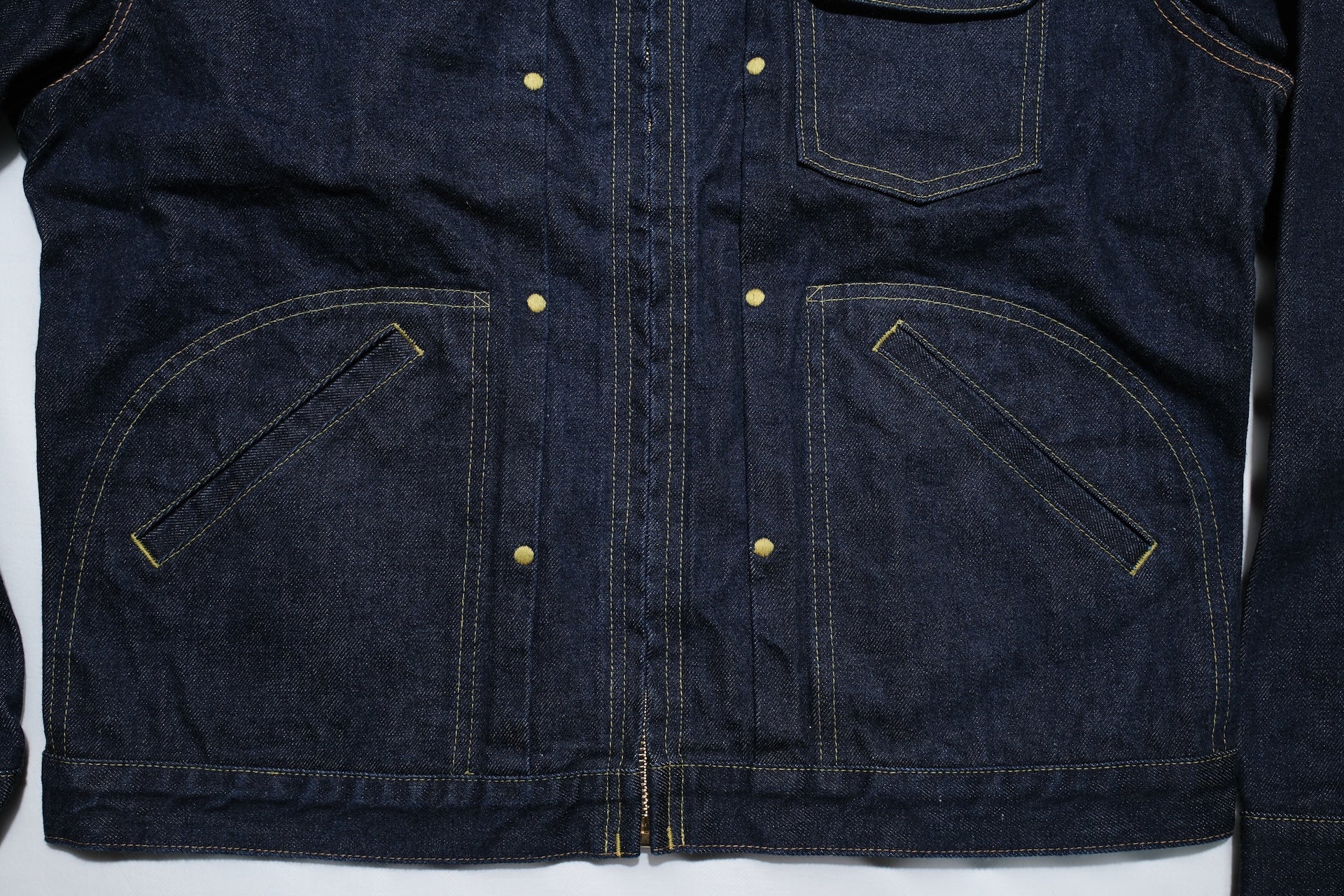 BONCOURA 15oz Indigo Dyed "Ike-Momen" Z-1 Rodeo Denim Rider Jacket