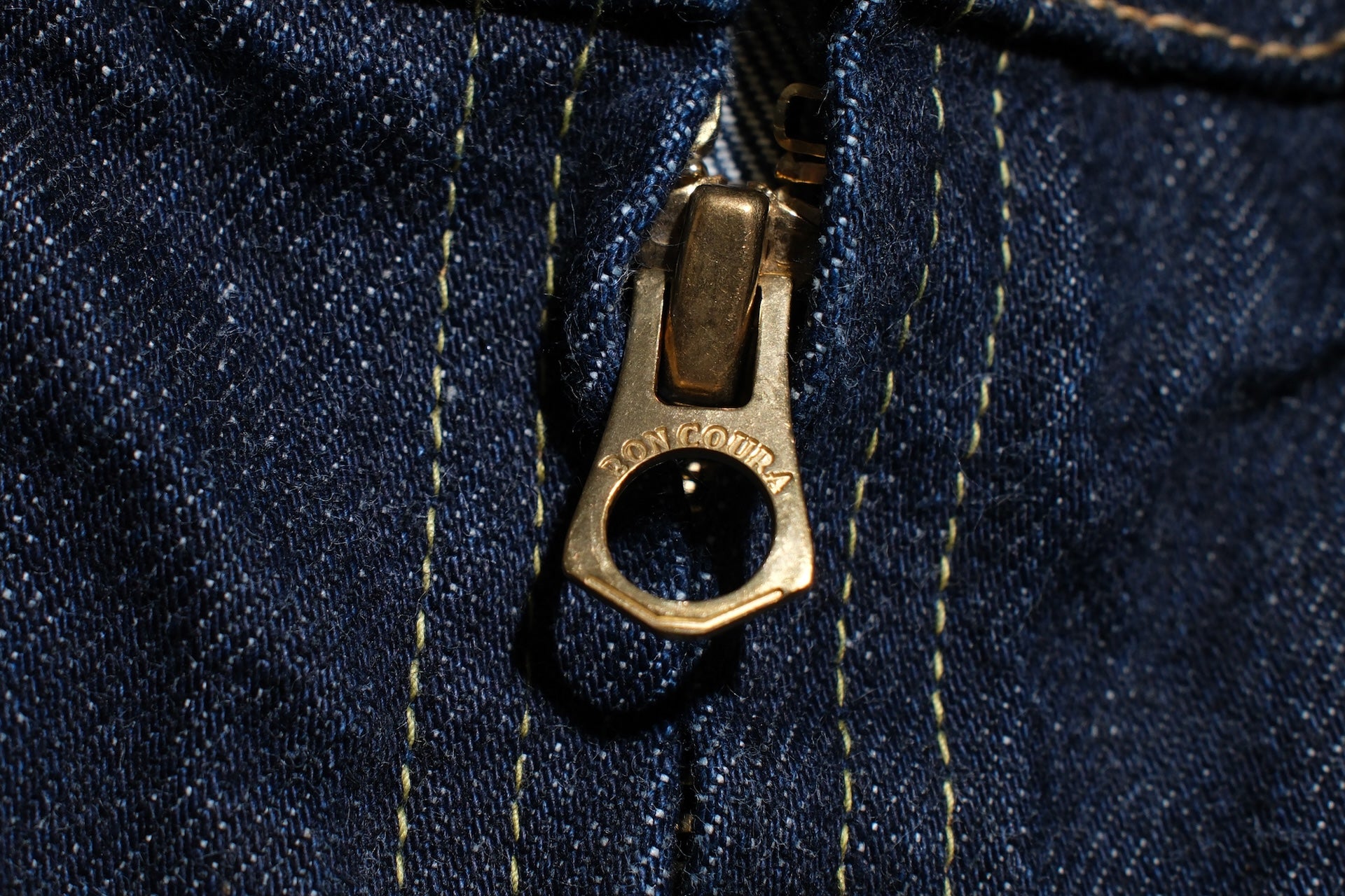 BONCOURA 15oz Indigo Dyed "Ike-Momen" Z-1 Rodeo Denim Rider Jacket