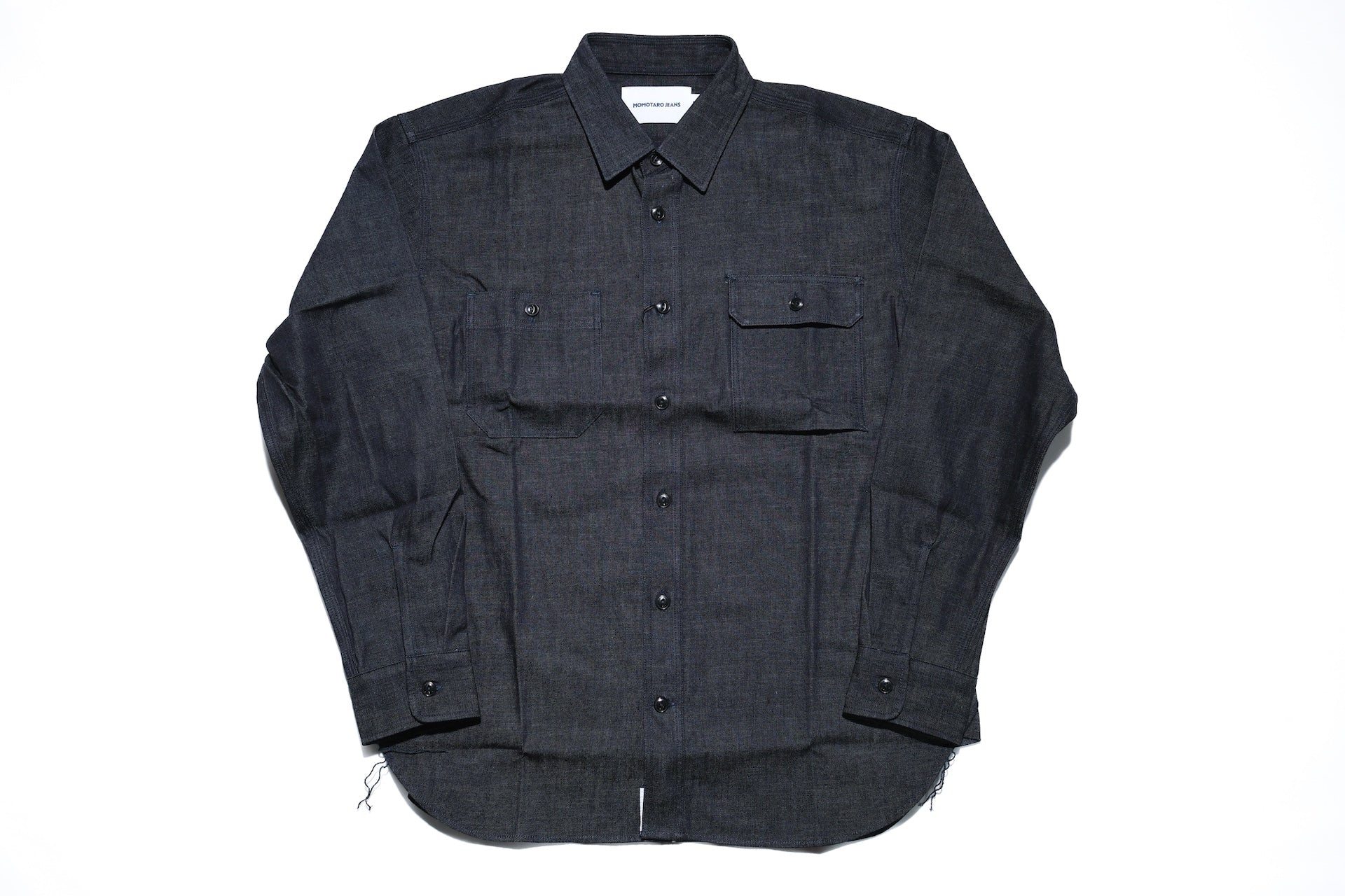 Momotaro 8oz “Tokuno Blue” Indigo Dyed Selvage Denim Workshirt