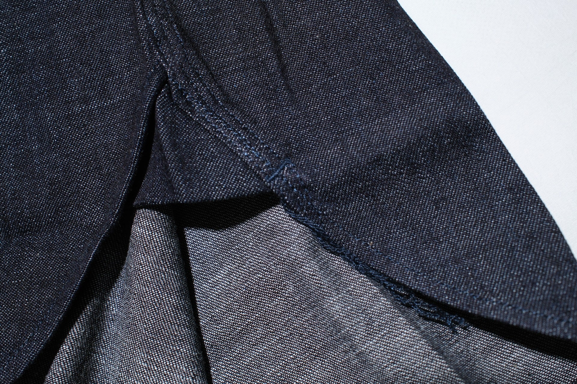 Momotaro 8oz “Tokuno Blue” Indigo Dyed Selvage Denim Workshirt