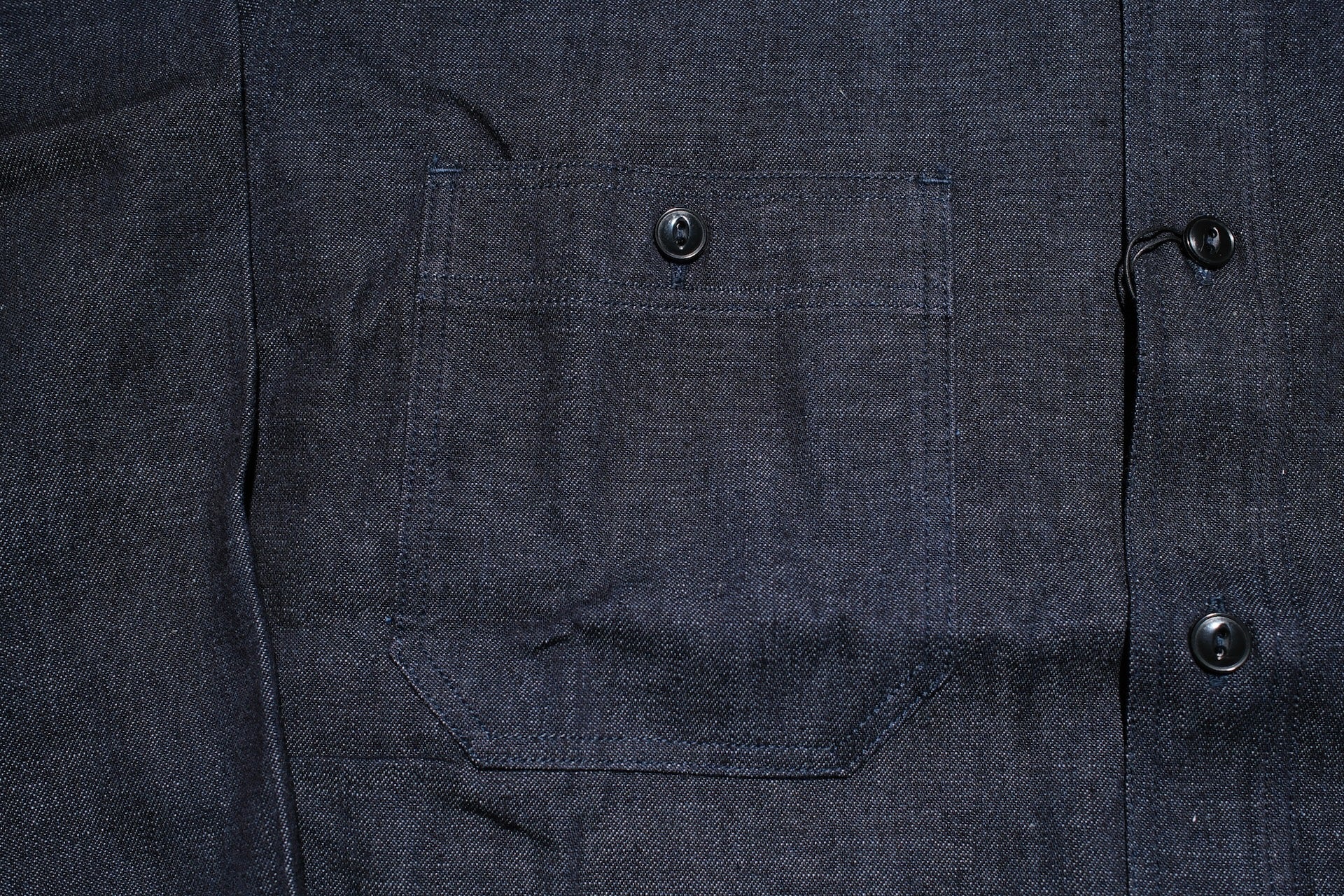 Momotaro 8oz “Tokuno Blue” Indigo Dyed Selvage Denim Workshirt