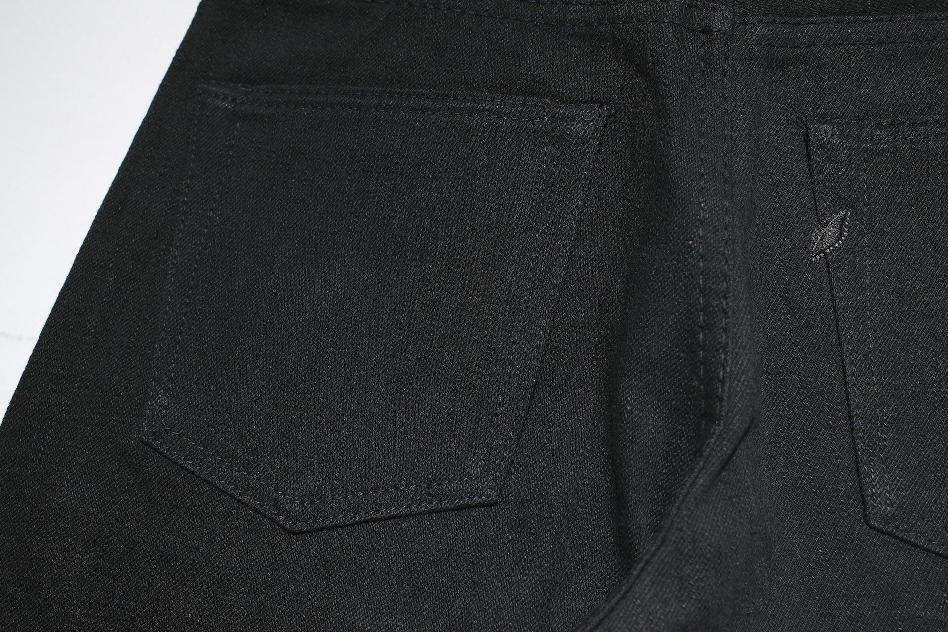 Pure Blue Japan 14oz "Black Teacore" TCD-013-BK Denim (Slim Tapered fit)