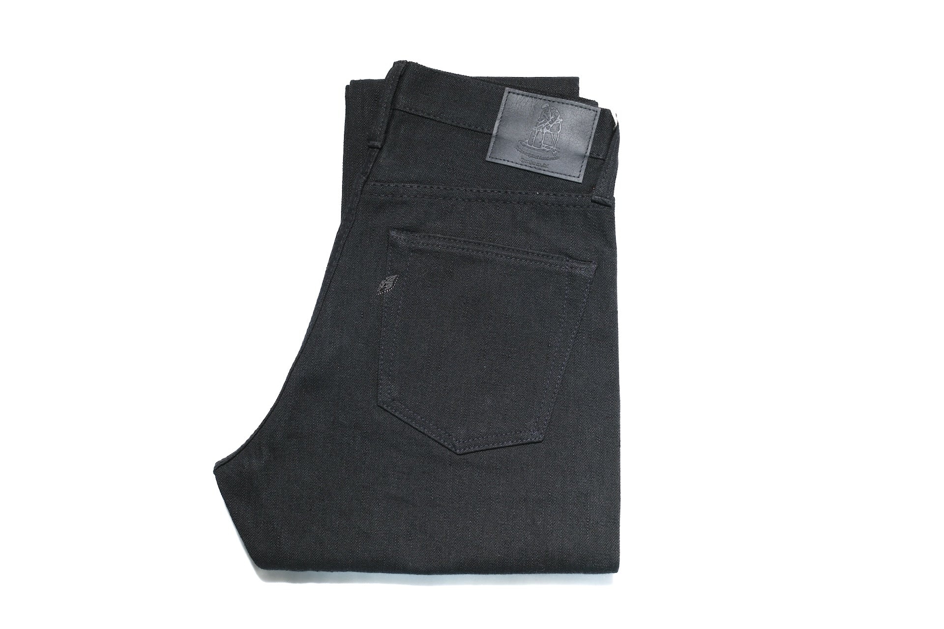 Pure Blue Japan 14oz "Black Teacore"  TCD-019-BK Denim (Relaxed Tapered fit)