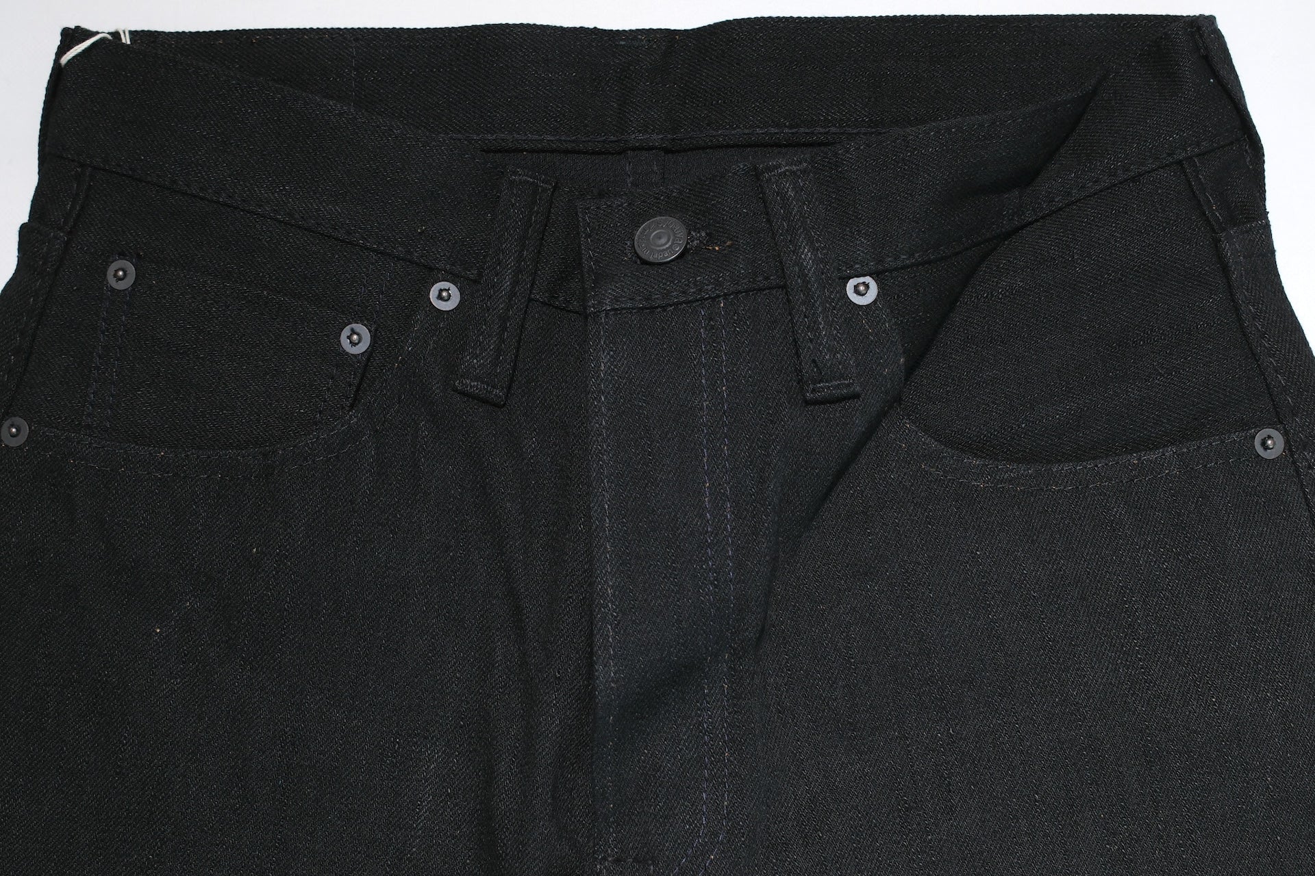 Pure Blue Japan 14oz "Black Teacore" TCD-019-BK Denim (Relaxed Tapered fit)