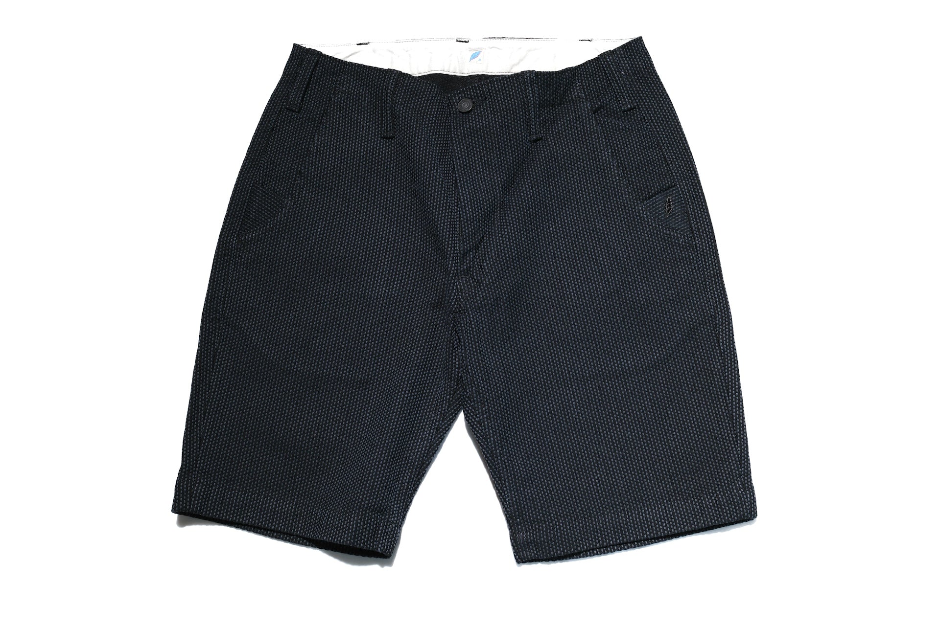 Pure Blue Japan 14oz Sashiko Shorts (Black)