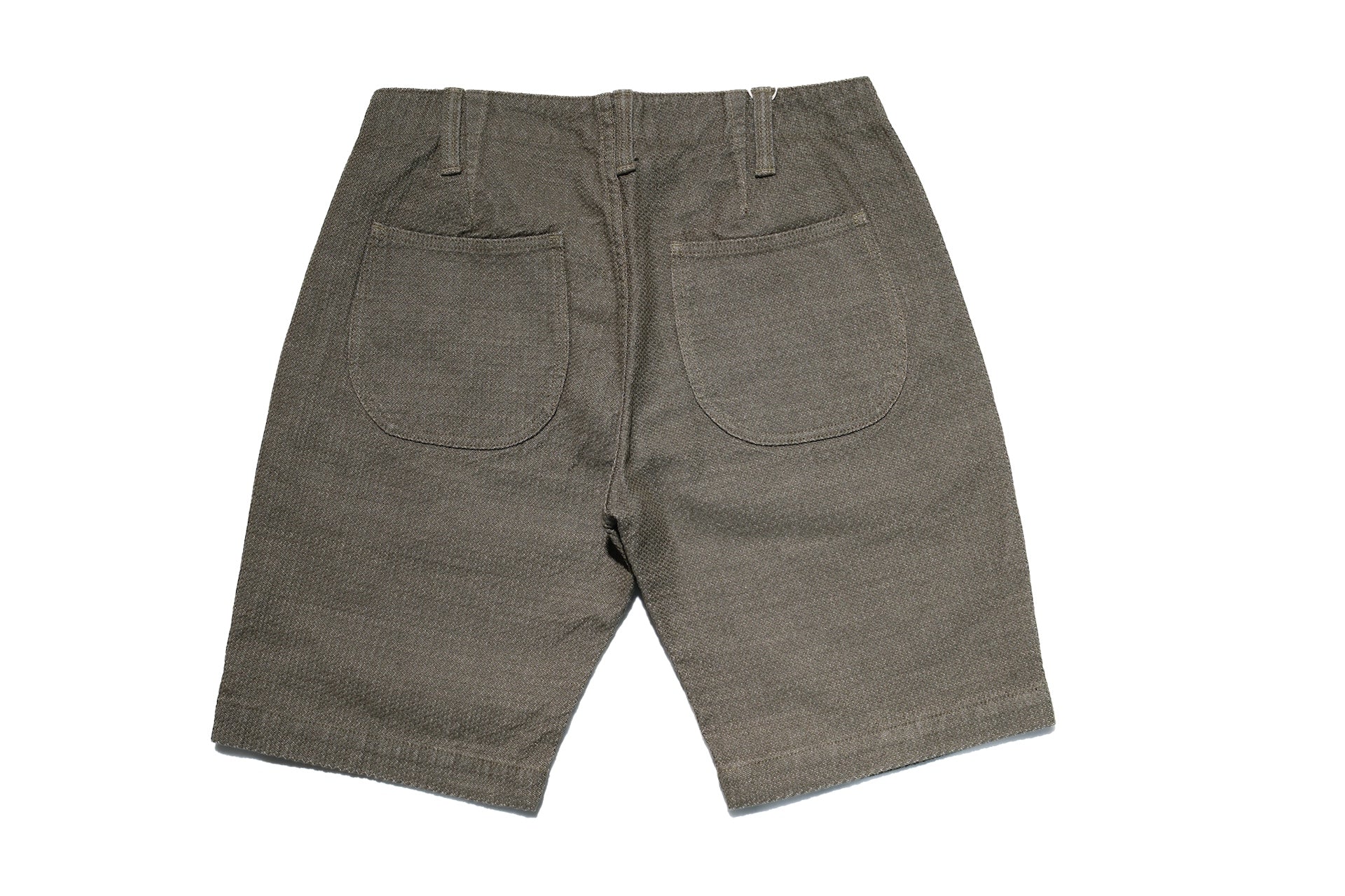 Pure Blue Japan 14oz Sashiko Shorts (Olive)