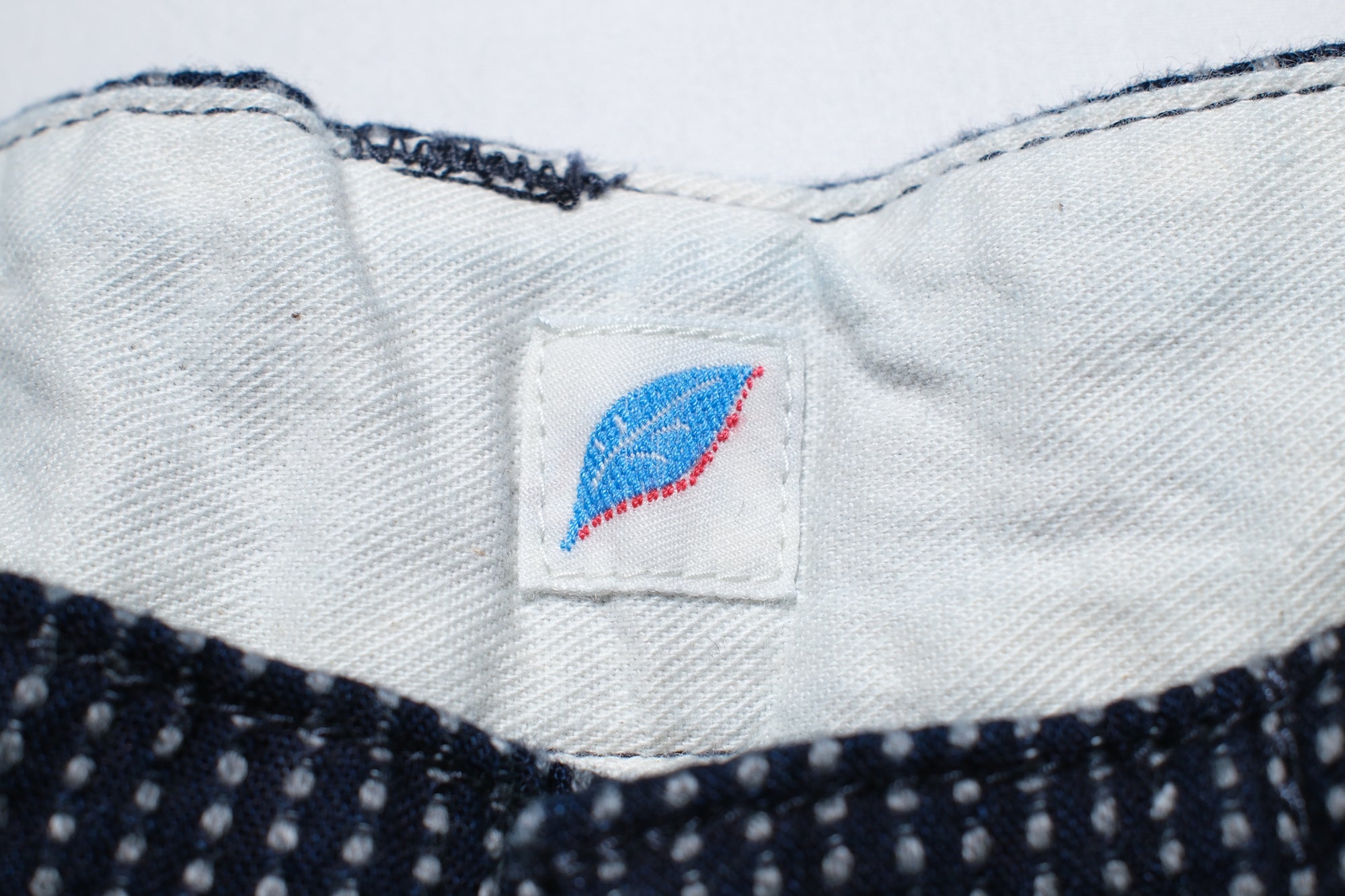 Pure Blue Japan 12oz Indigo Dyed "Pin-Dot Type" Sashiko Comfort Trousers (Regular Straight fit)