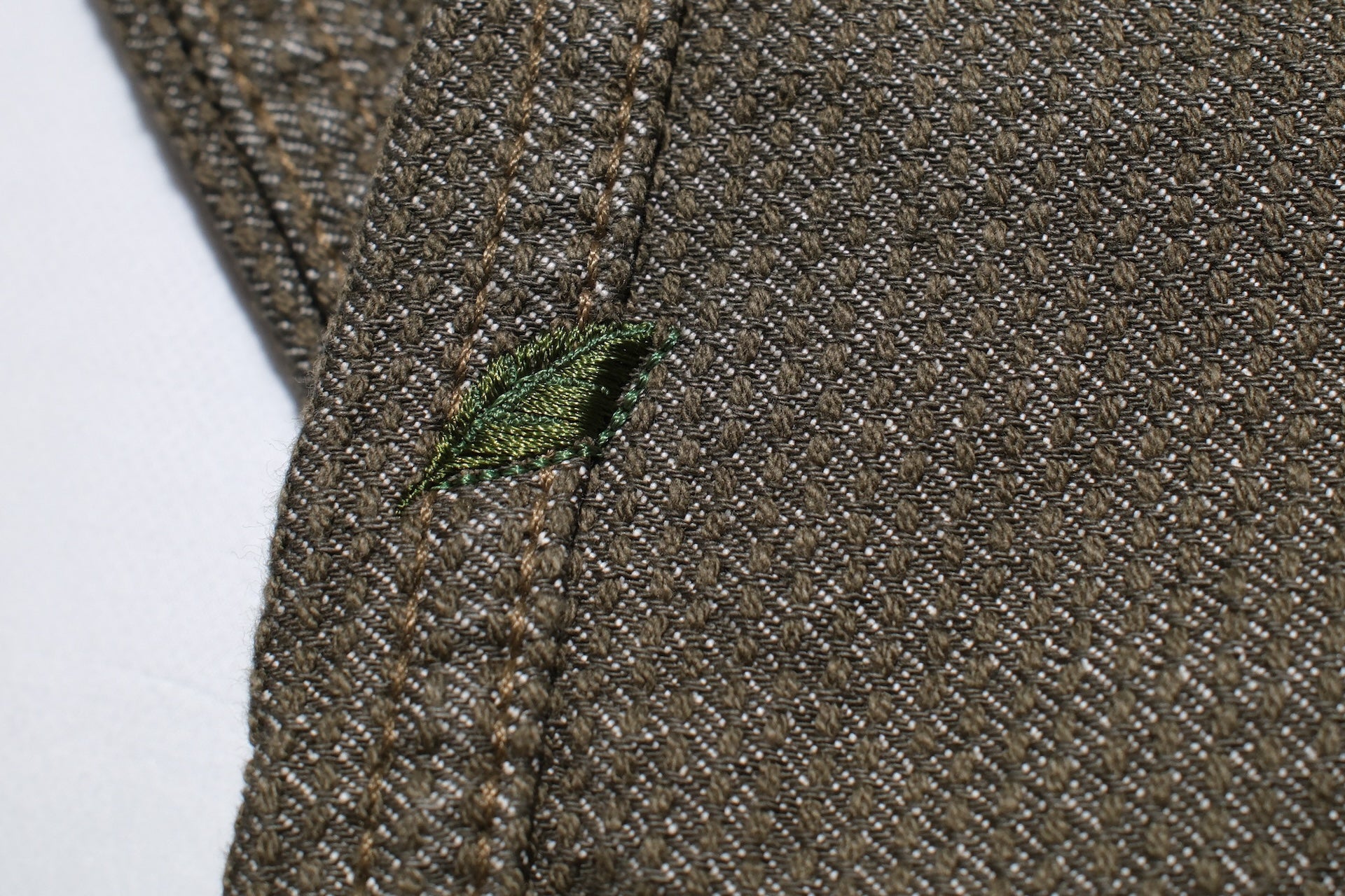 Pure Blue Japan 14oz Sashiko Type 2 Jacket (Olive)