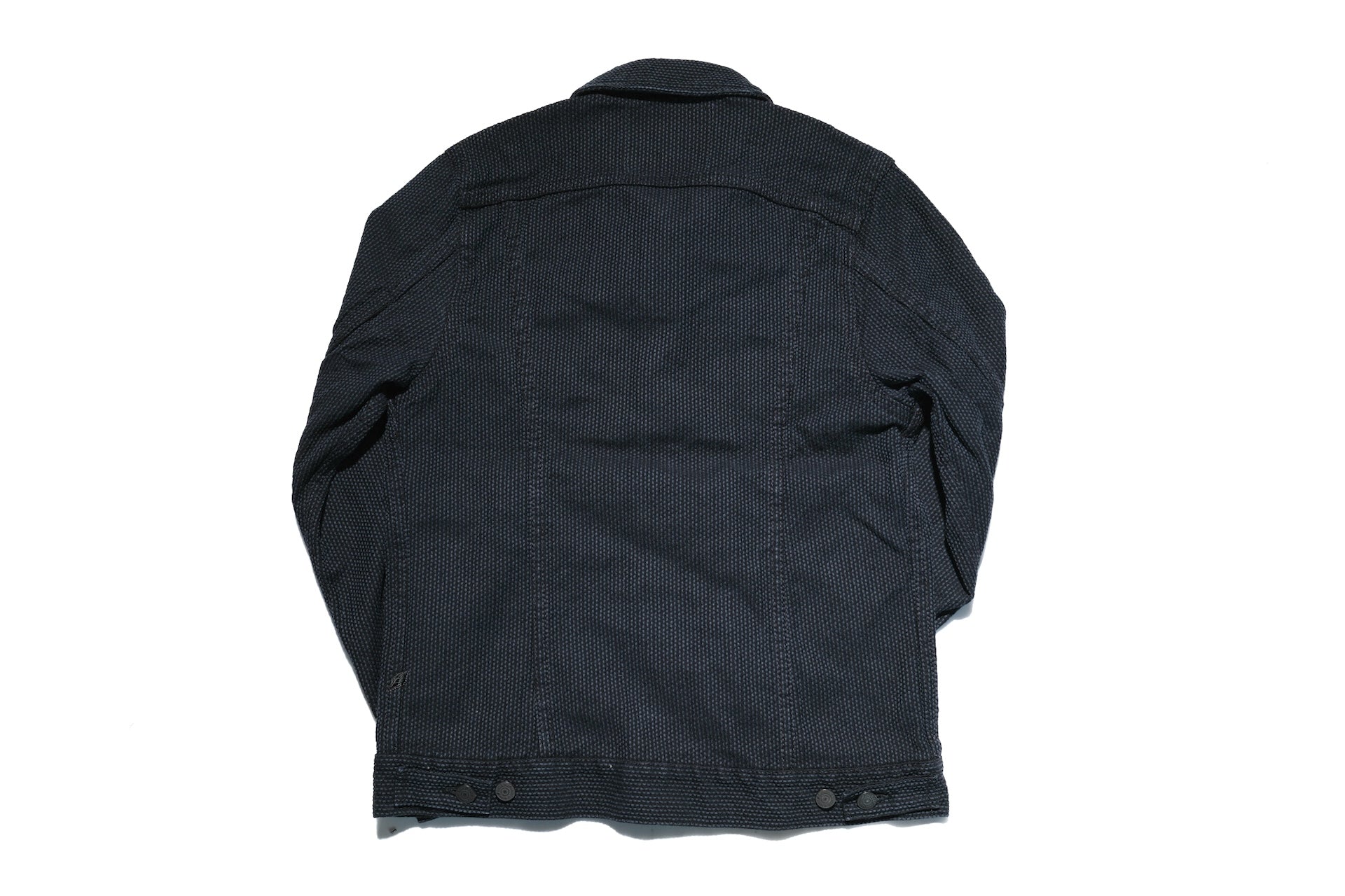 Pure Blue Japan 14oz Sashiko Type 2 Jacket (Black)