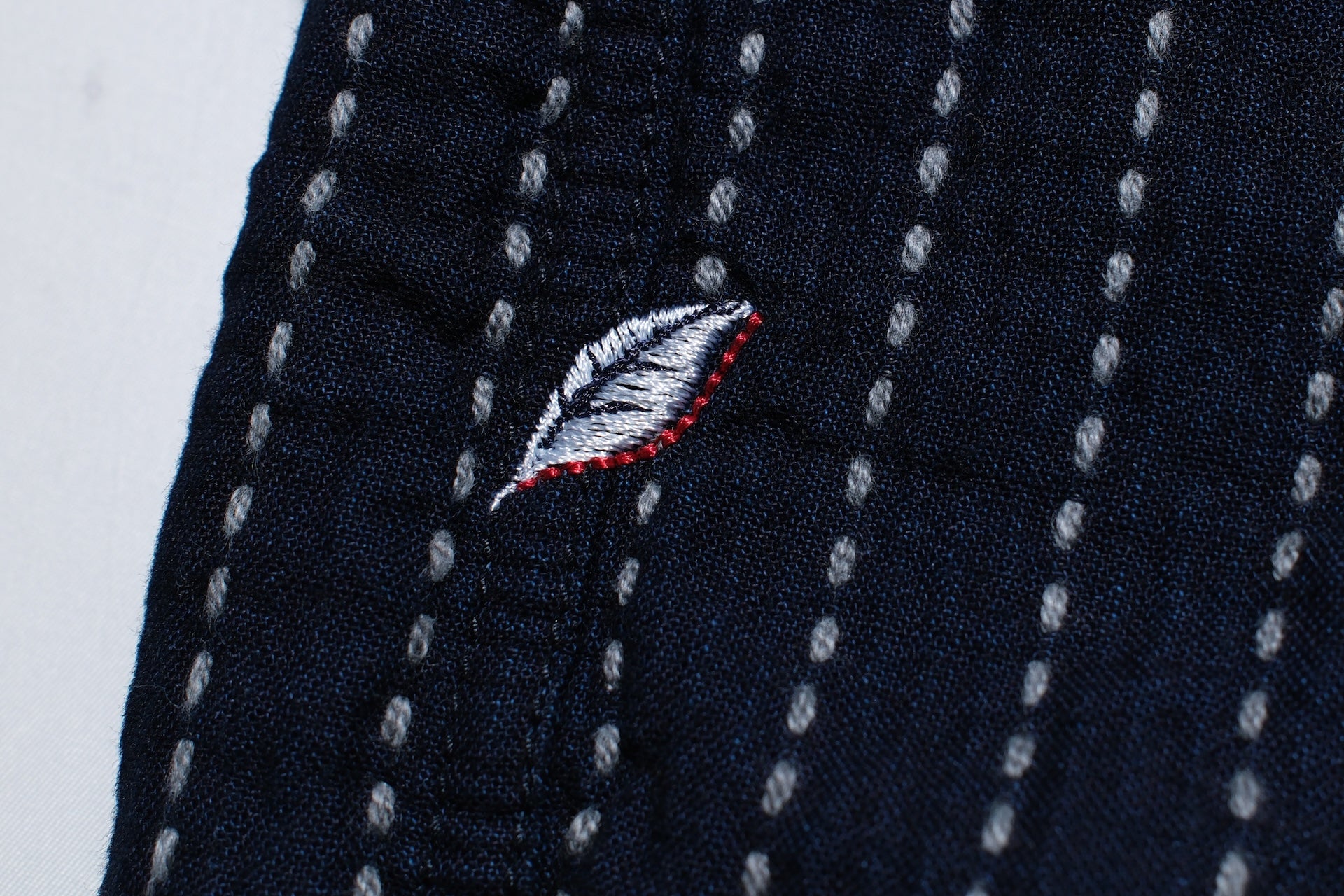 Pure Blue Japan 12oz Indigo Dyed "Wabash Type" Sashiko Tailored Jacket