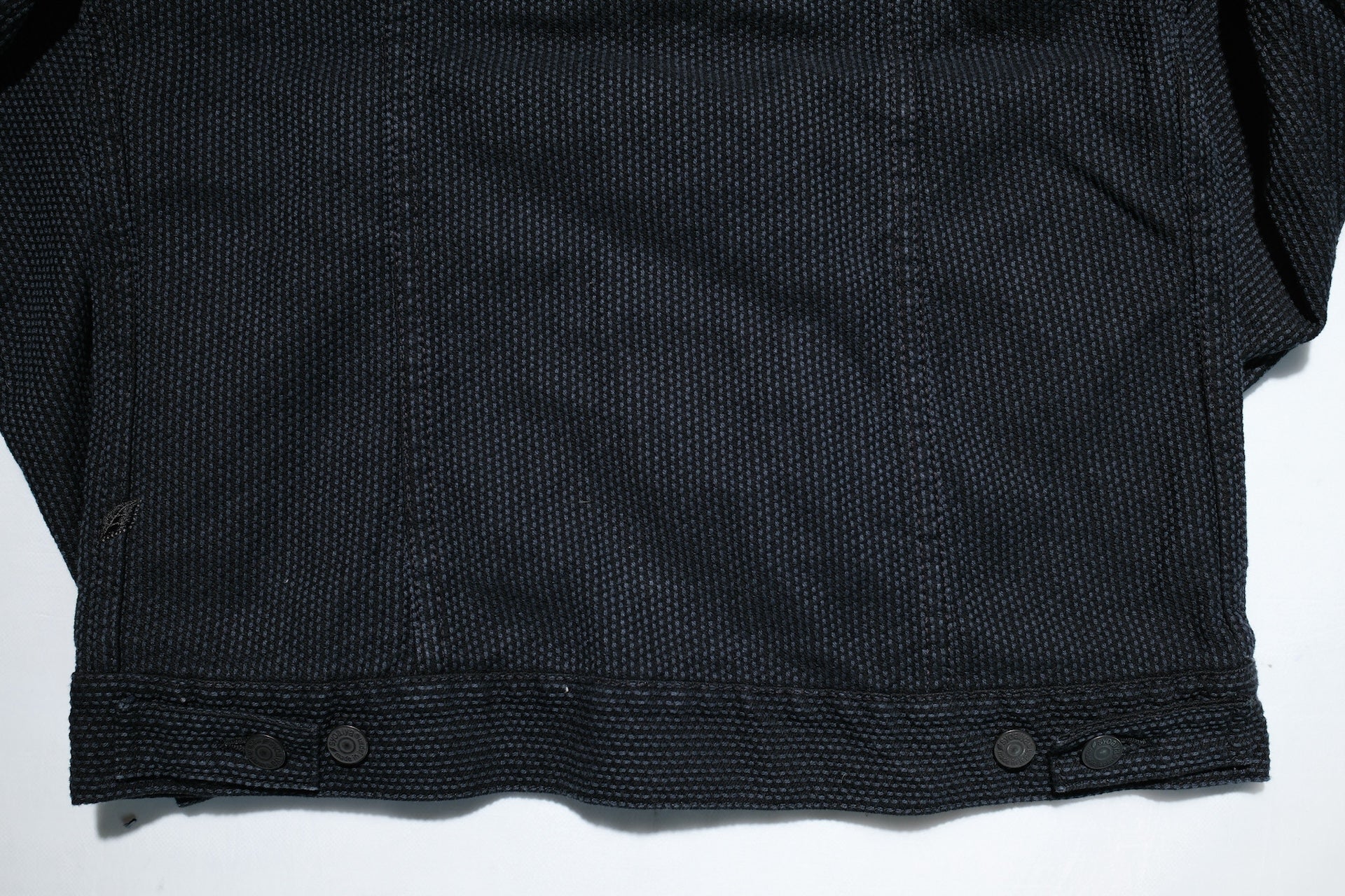 Pure Blue Japan 14oz Sashiko Type 2 Jacket (Black)