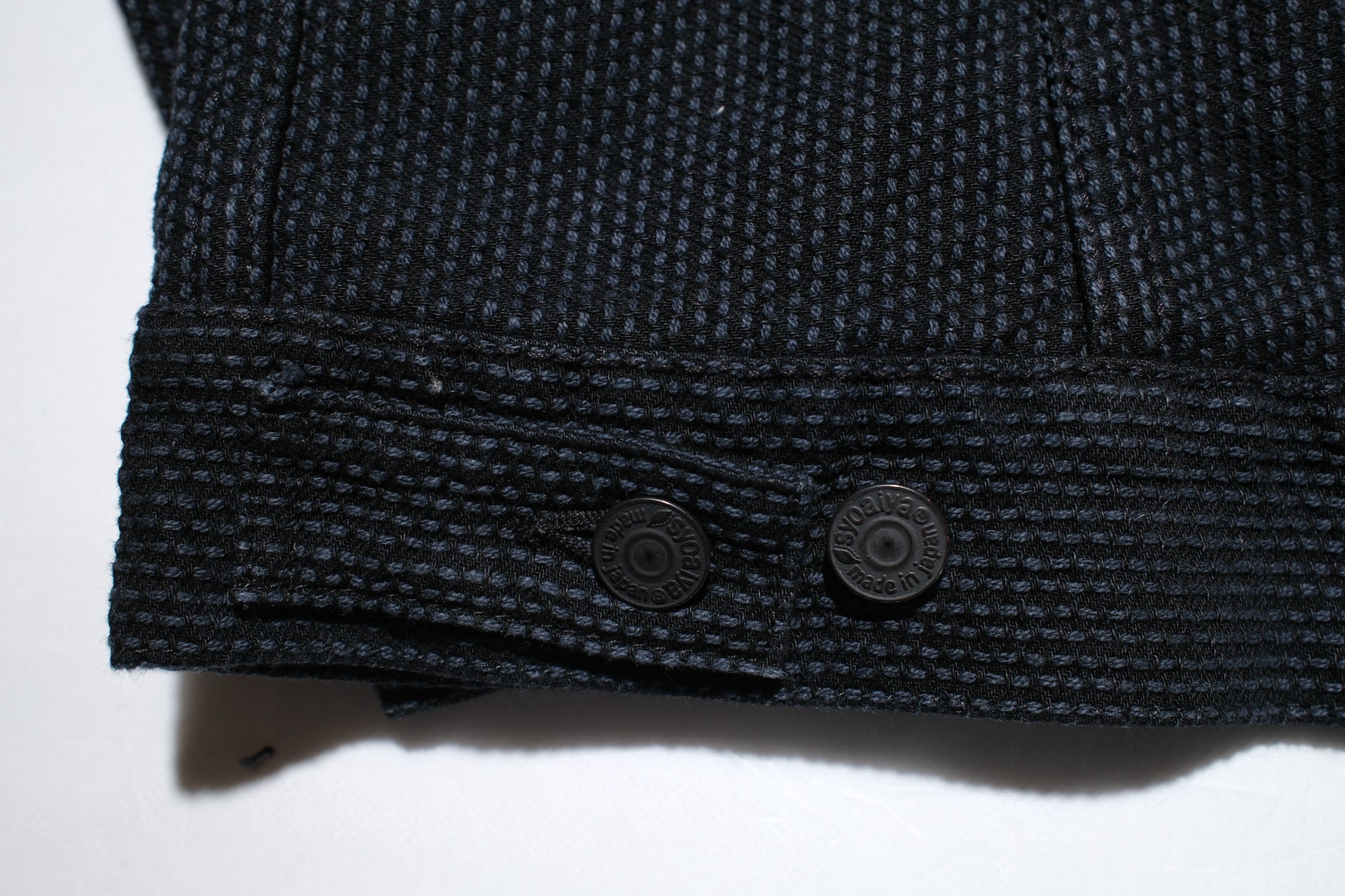 Pure Blue Japan 14oz Sashiko Type 2 Jacket (Black)