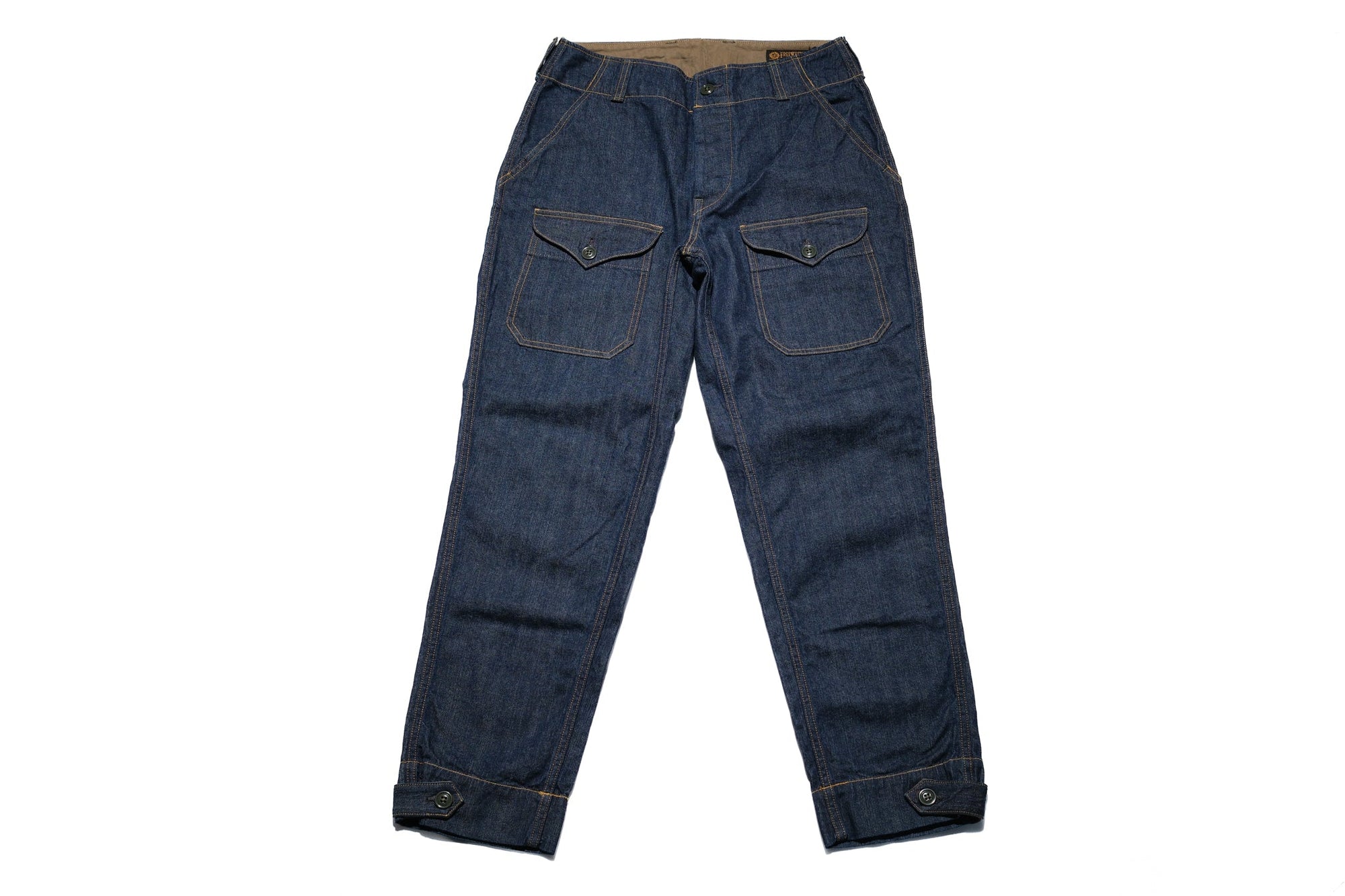Freewheelers 10.5oz Weapon Denim "S-8 Aviators' Trousers" (Indigo)