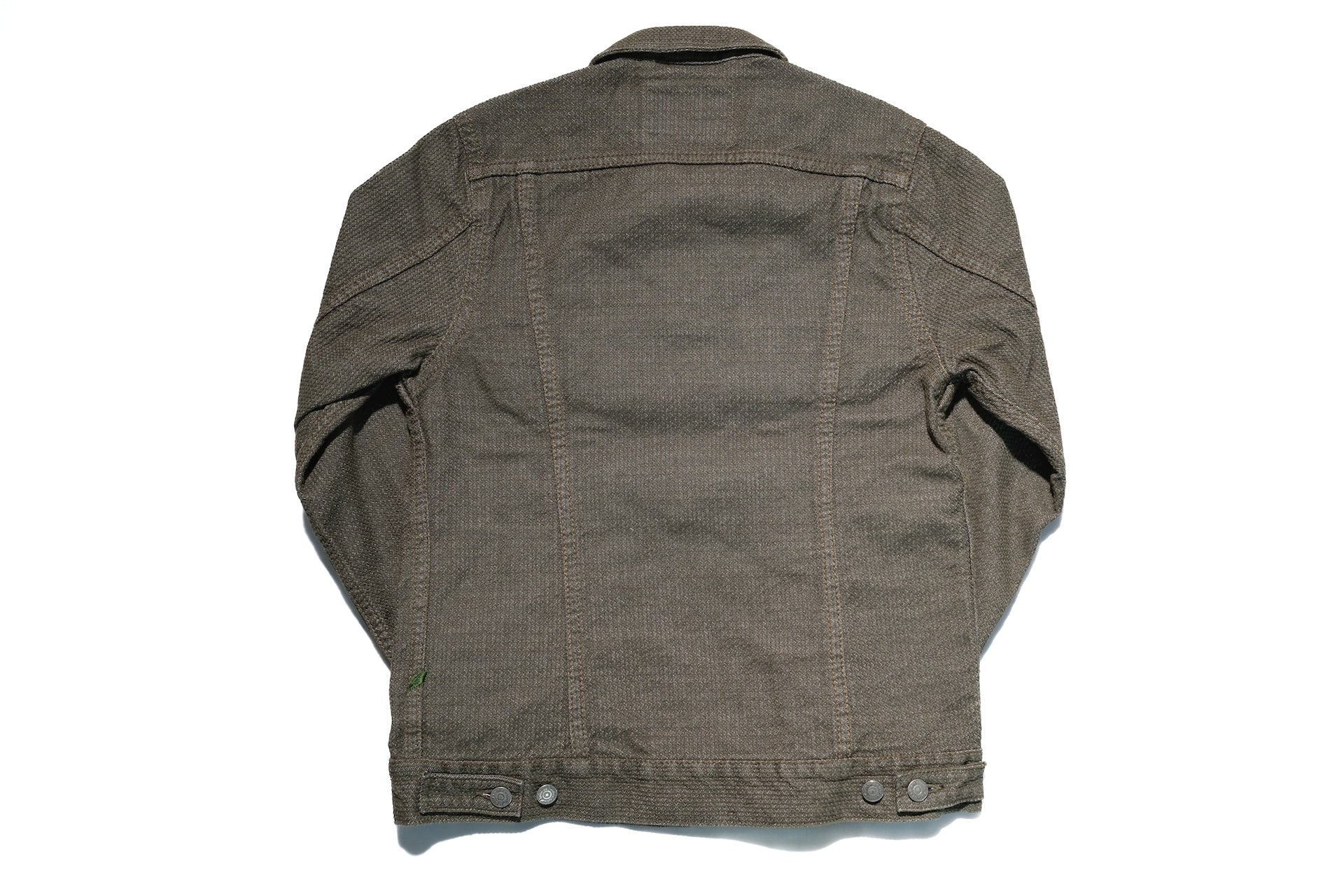 Pure Blue Japan 14oz Sashiko Type 3 Jacket (Olive)